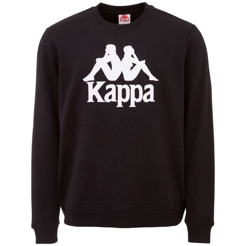 Kappa Sweatshirt mit angesagtem Rundhalsausschnitt caviar