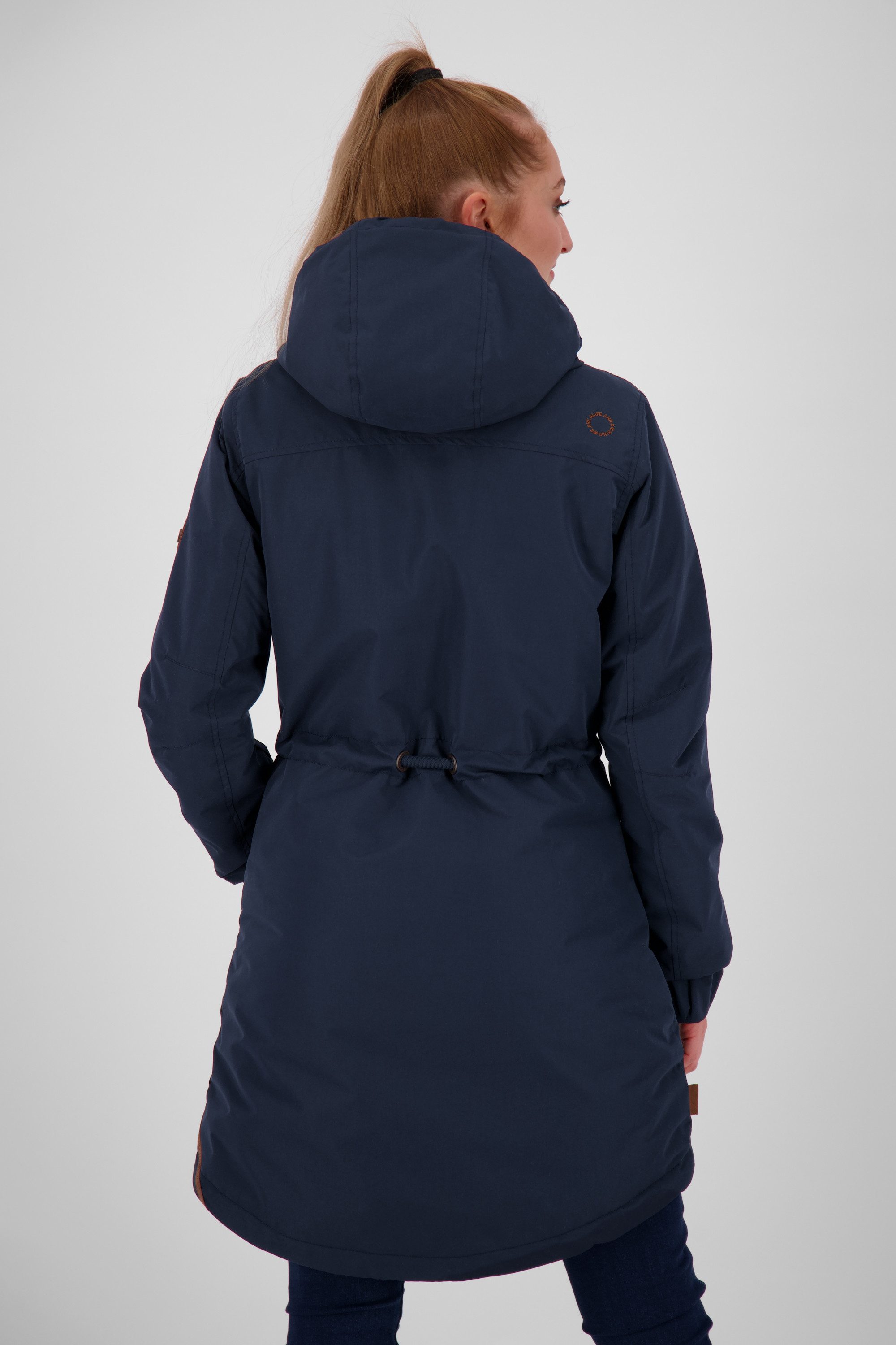 Alife & Kickin Funktionsparka CHARLOTTE II COAT CS mit hochschließendem Kragen und Kapuze