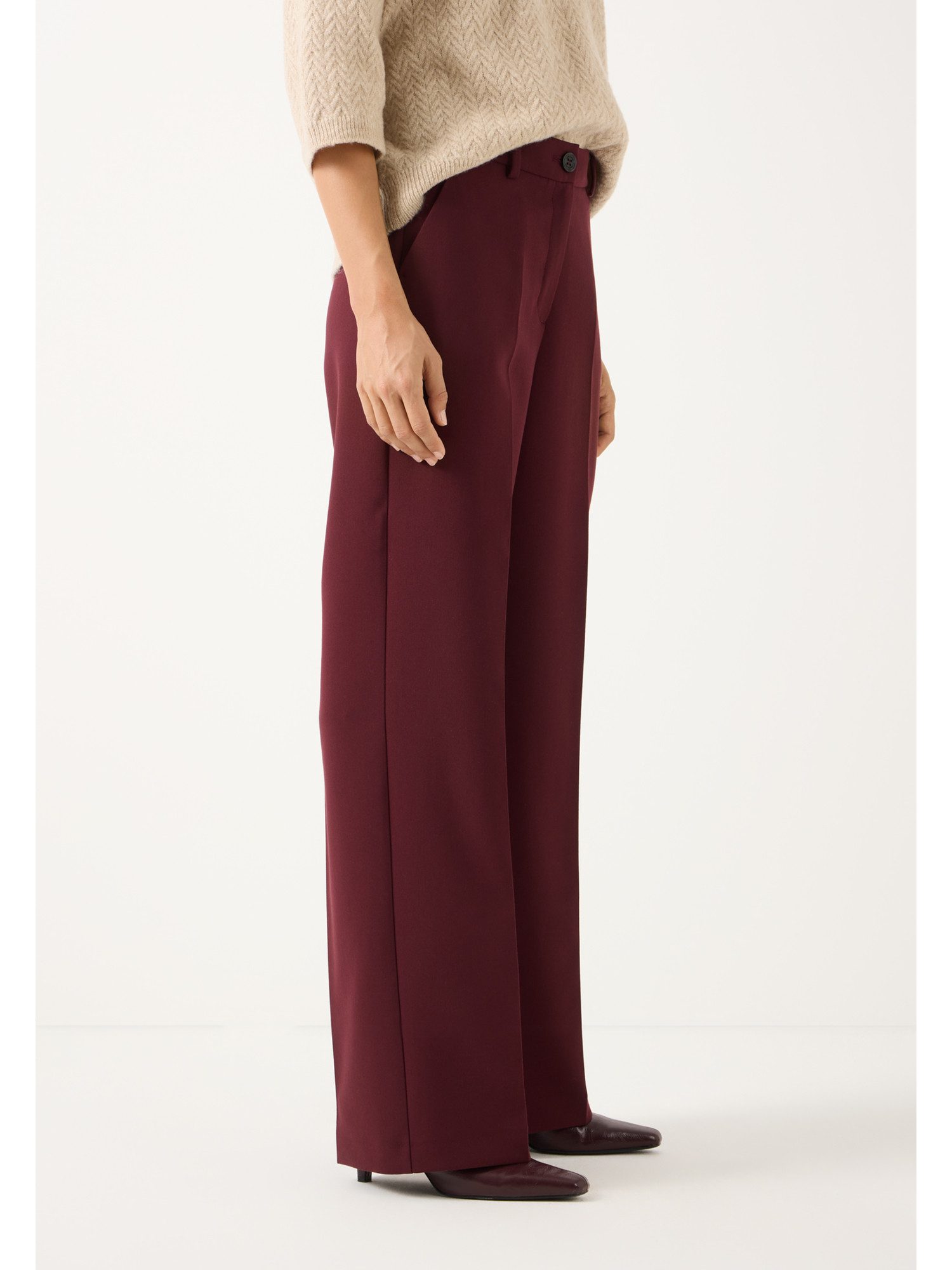 MORE&MORE Stoffhose elegante, gepflegte, weite Hose