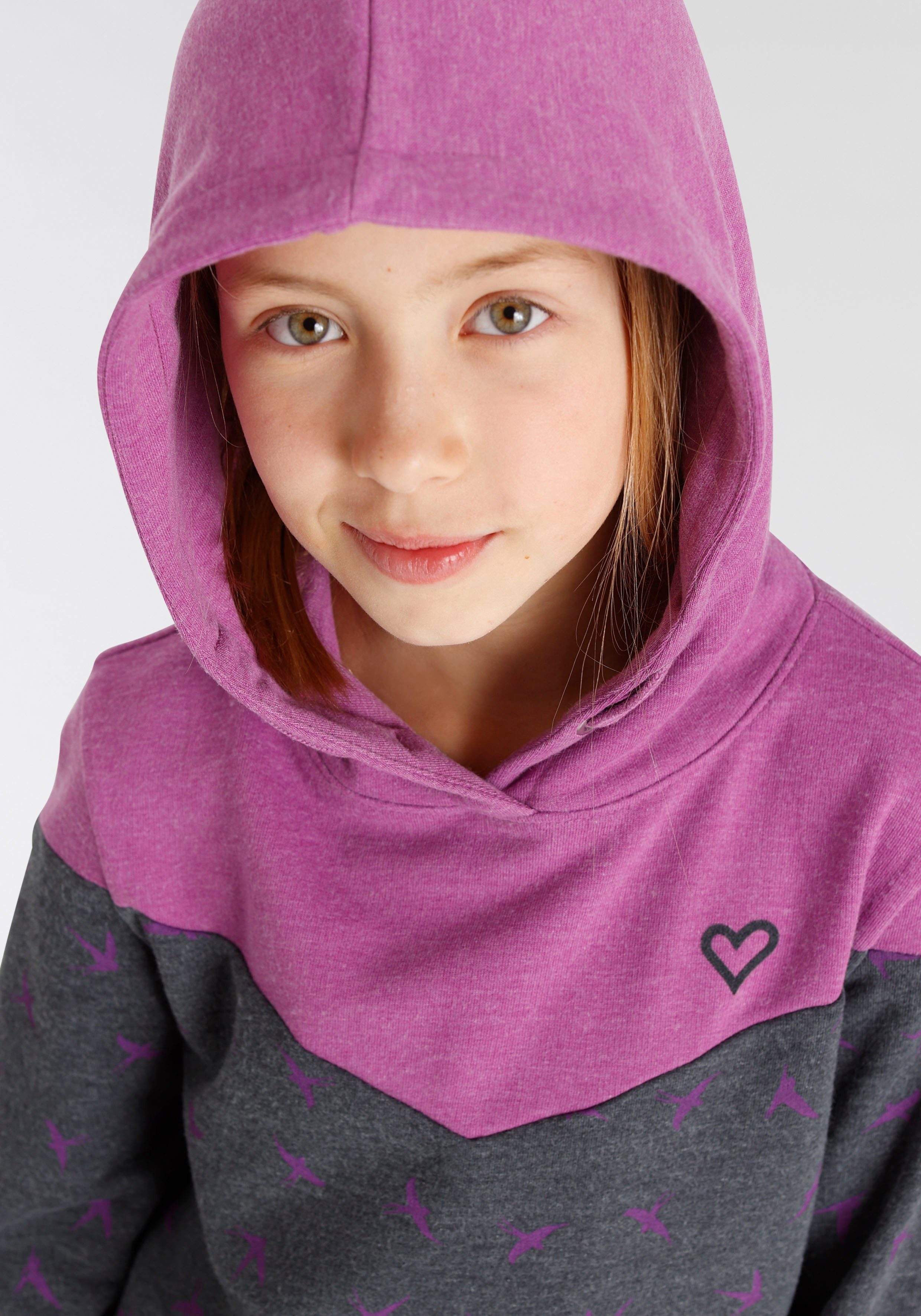 NEUE Kids. & Kickin Alife allover für Kickin & Kapuzensweatshirt Druck MARKE! mit süßem Alife