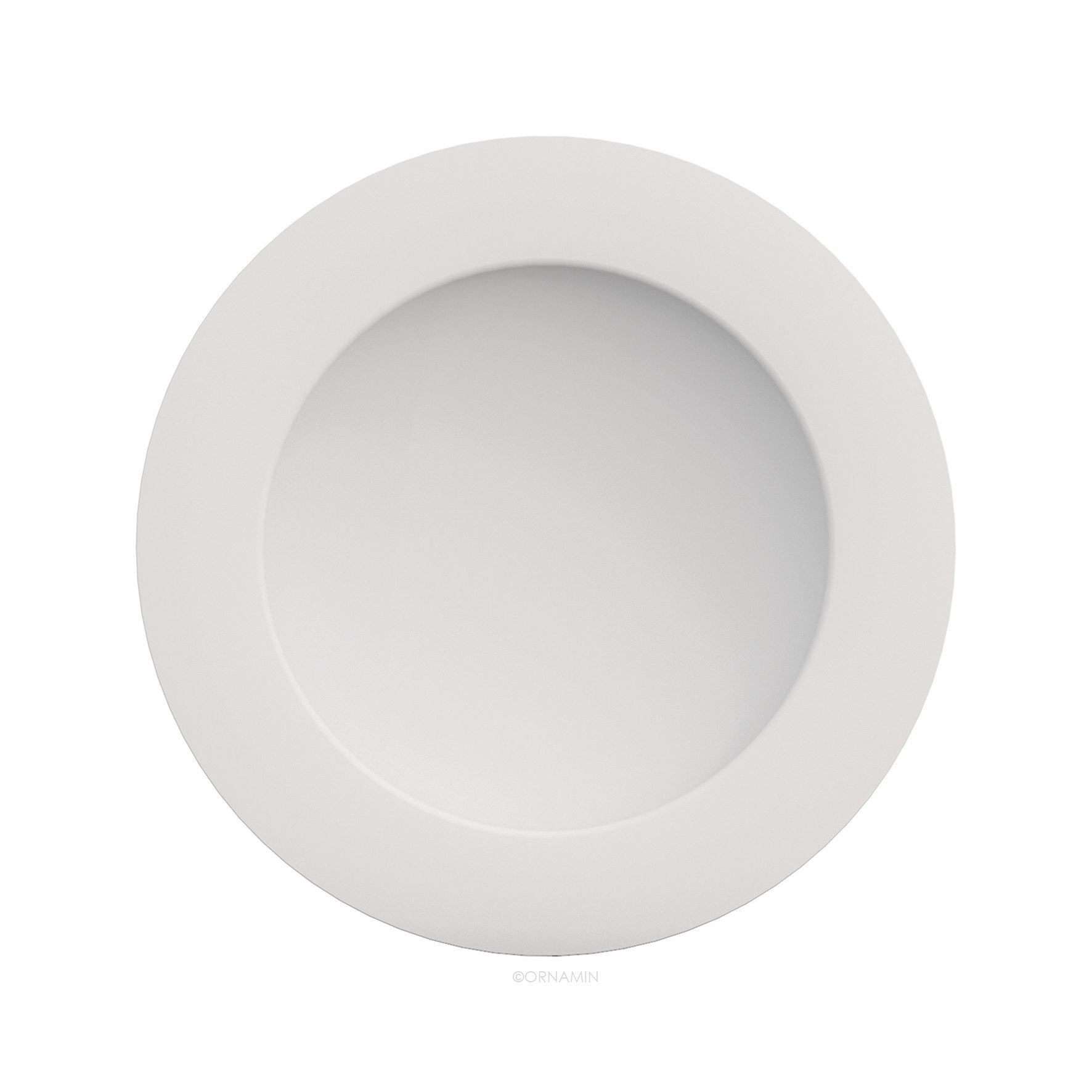 Ornamin Suppenteller Elegant - Kunststoffteller, BPA-frei l Melamin l Made in Germany