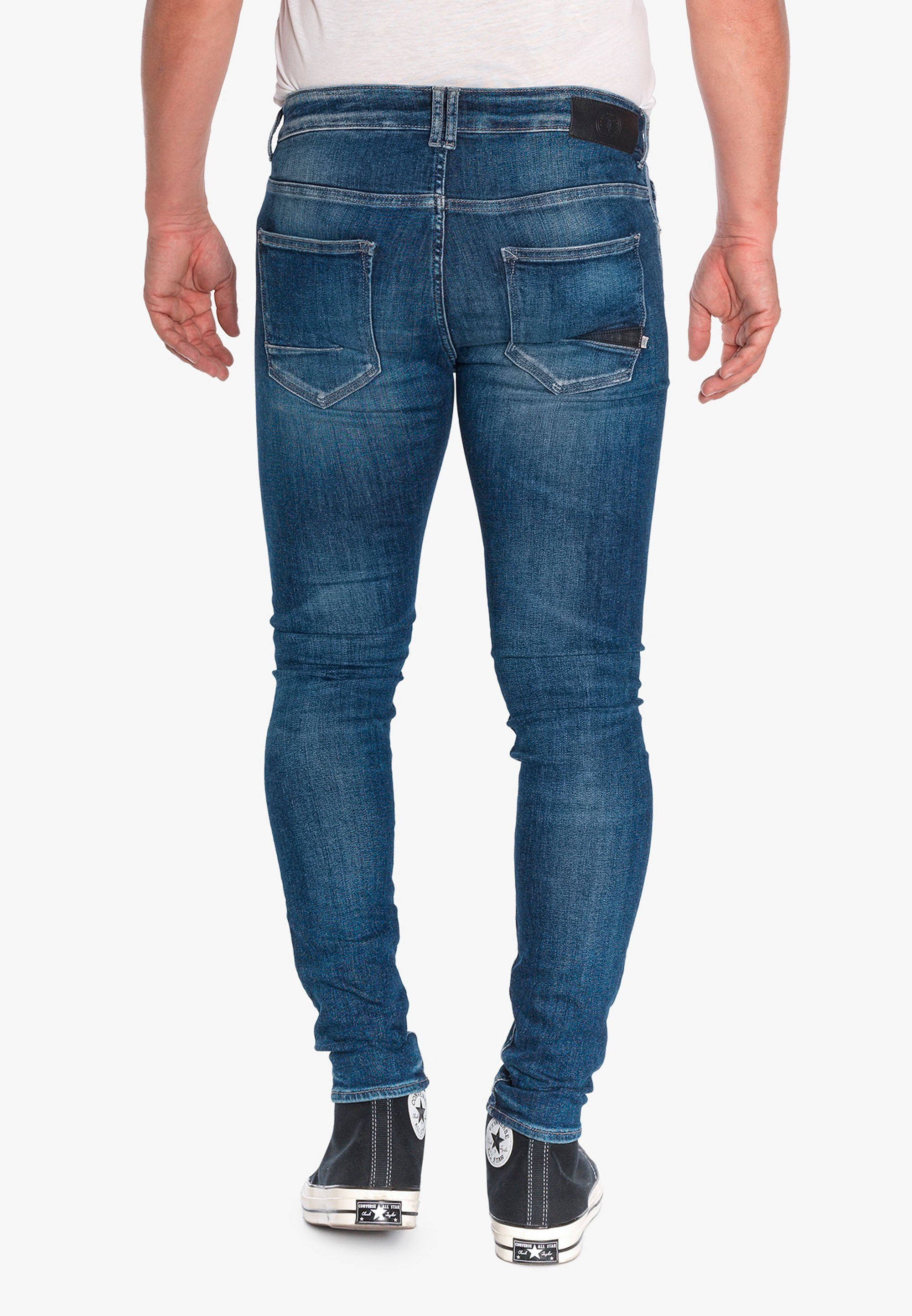 Le Temps Waschung modischer POWERC Slim-fit-Jeans Des mit Cerises