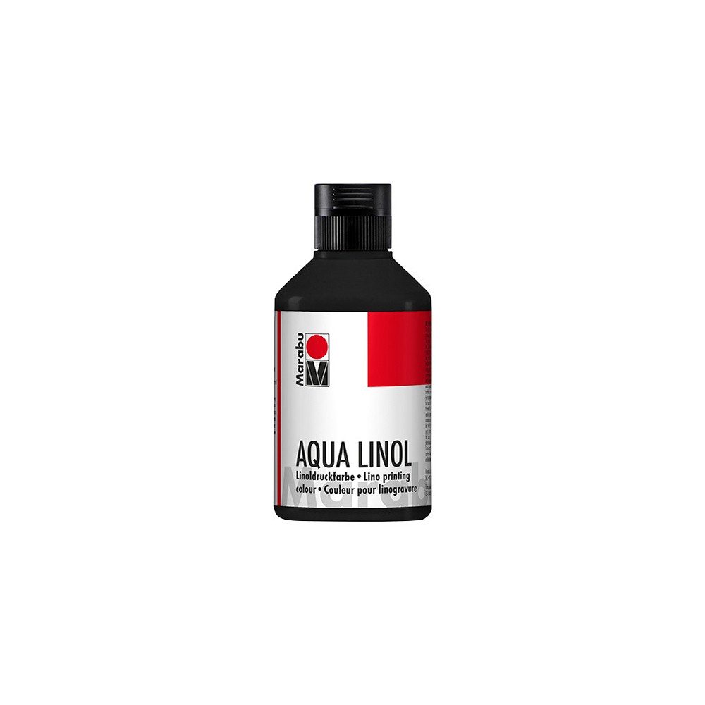 Marabu Aquarellstifte Marabu Aqua Linoldruckfarbe schwarz 073 250ml