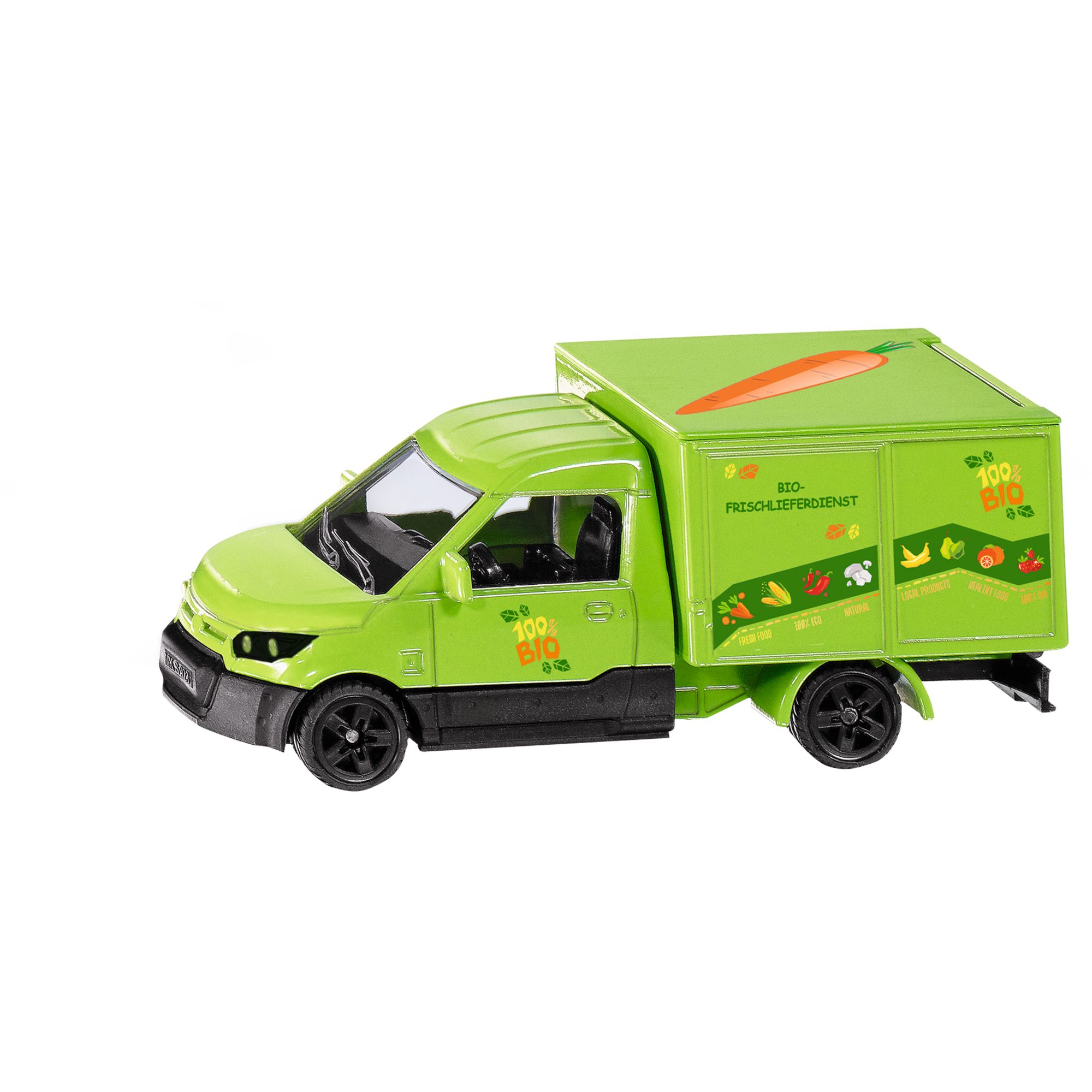 Siku Spielzeug-Baumaschine SIKU SUPER Streetscooter BIO Lieferdienst, Modellfahrzeug