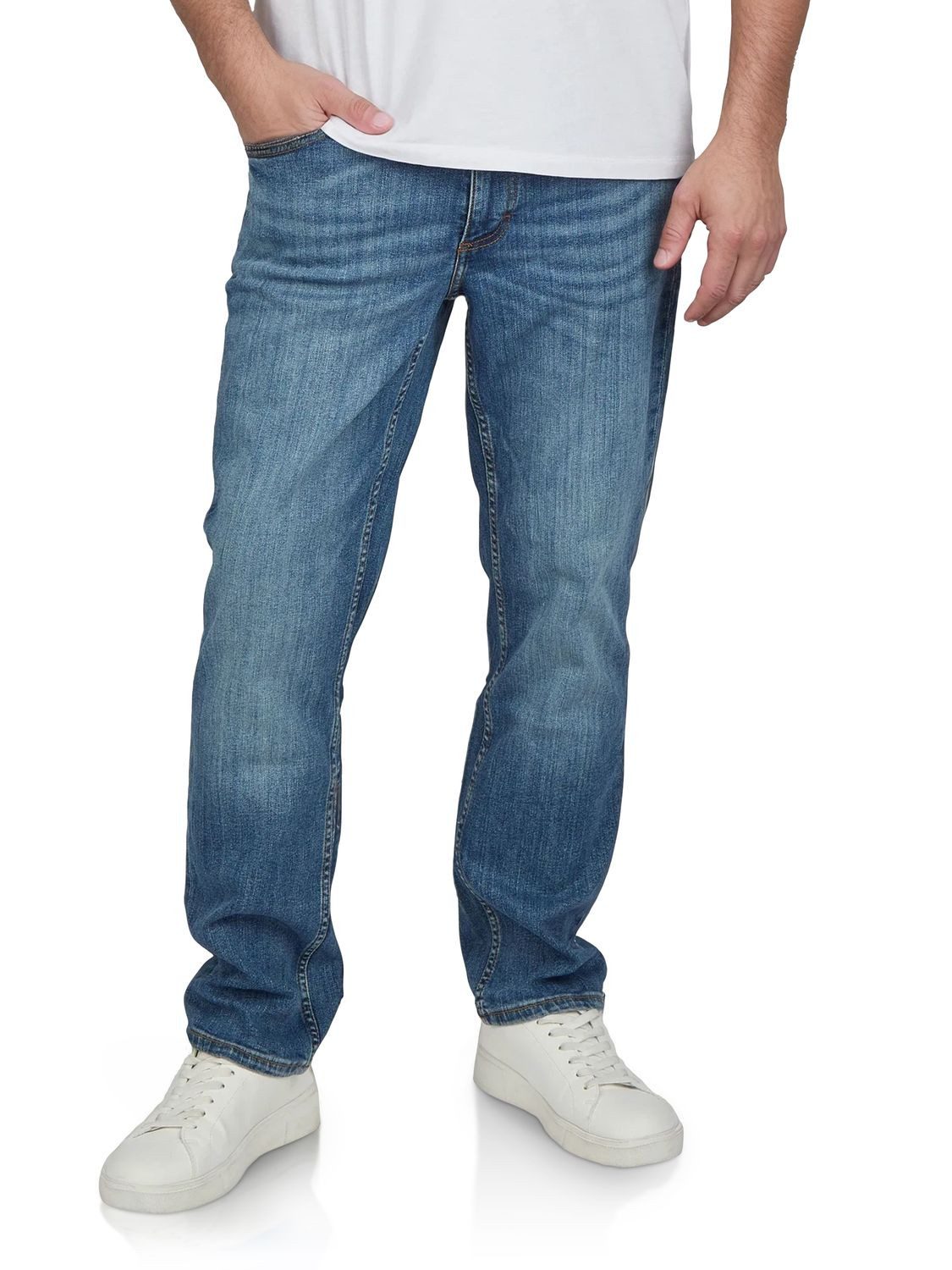 MUSTANG Straight-Jeans Herren Jeanshose Washington Straight Fit Denim Hose günstig online kaufen