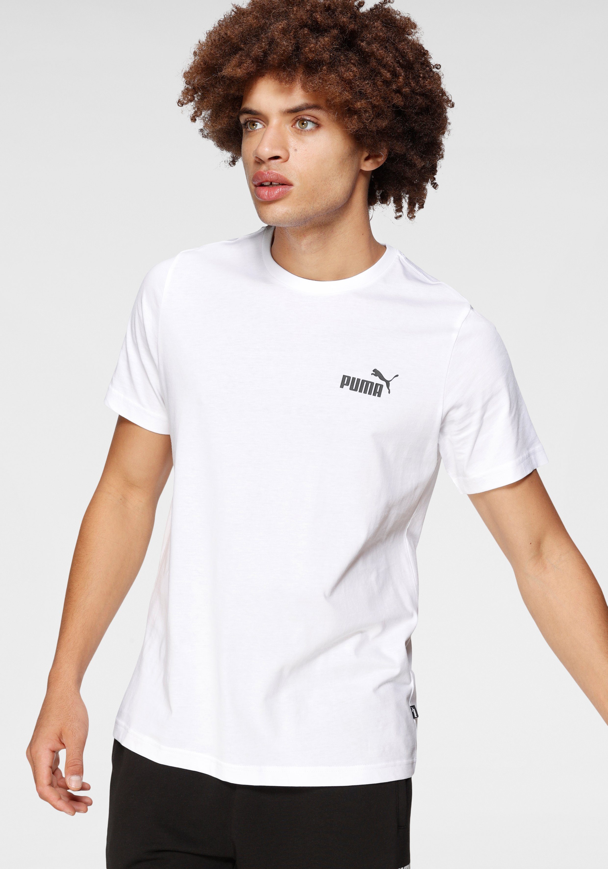 PUMA T-Shirt ESS SMALL LOGO TEE Puma White