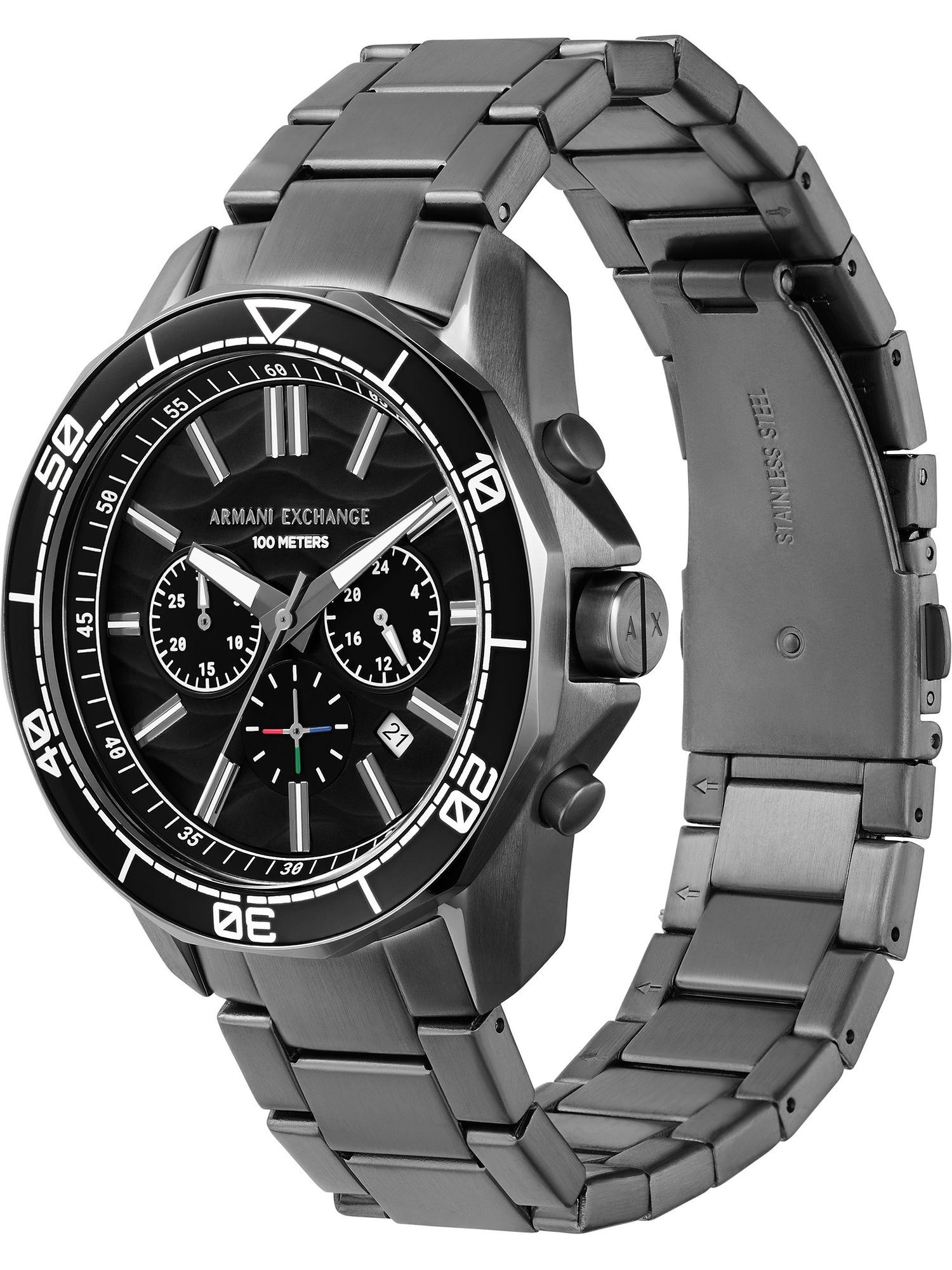 ARMANI EXCHANGE Chronograph Armani Exchange Herren-Uhren Analog Quarz