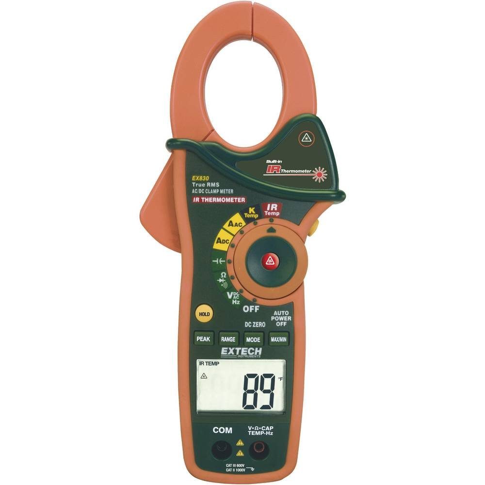 Extech Multimeter Stromzange EX-830, IR-Thermometer
