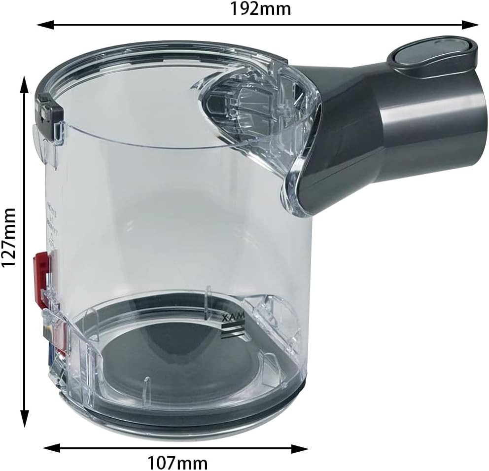 FELIXLEO Staubsaugerrohr-Adapter Schmutzbehälter für Dyson V6 Animal, DC58 DC61, DC62, SV03 Ersatzteile