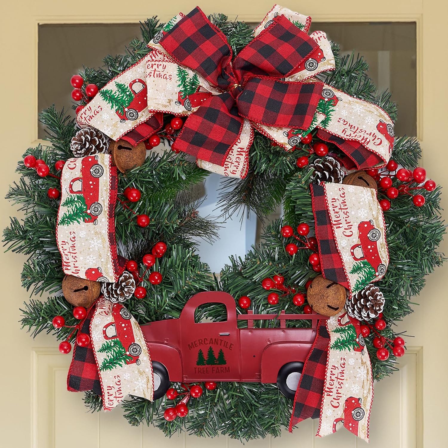 XYDZ Adventskranz Weihnachtskranz Türkranz Tannenkranz Adventskranz günstig online kaufen