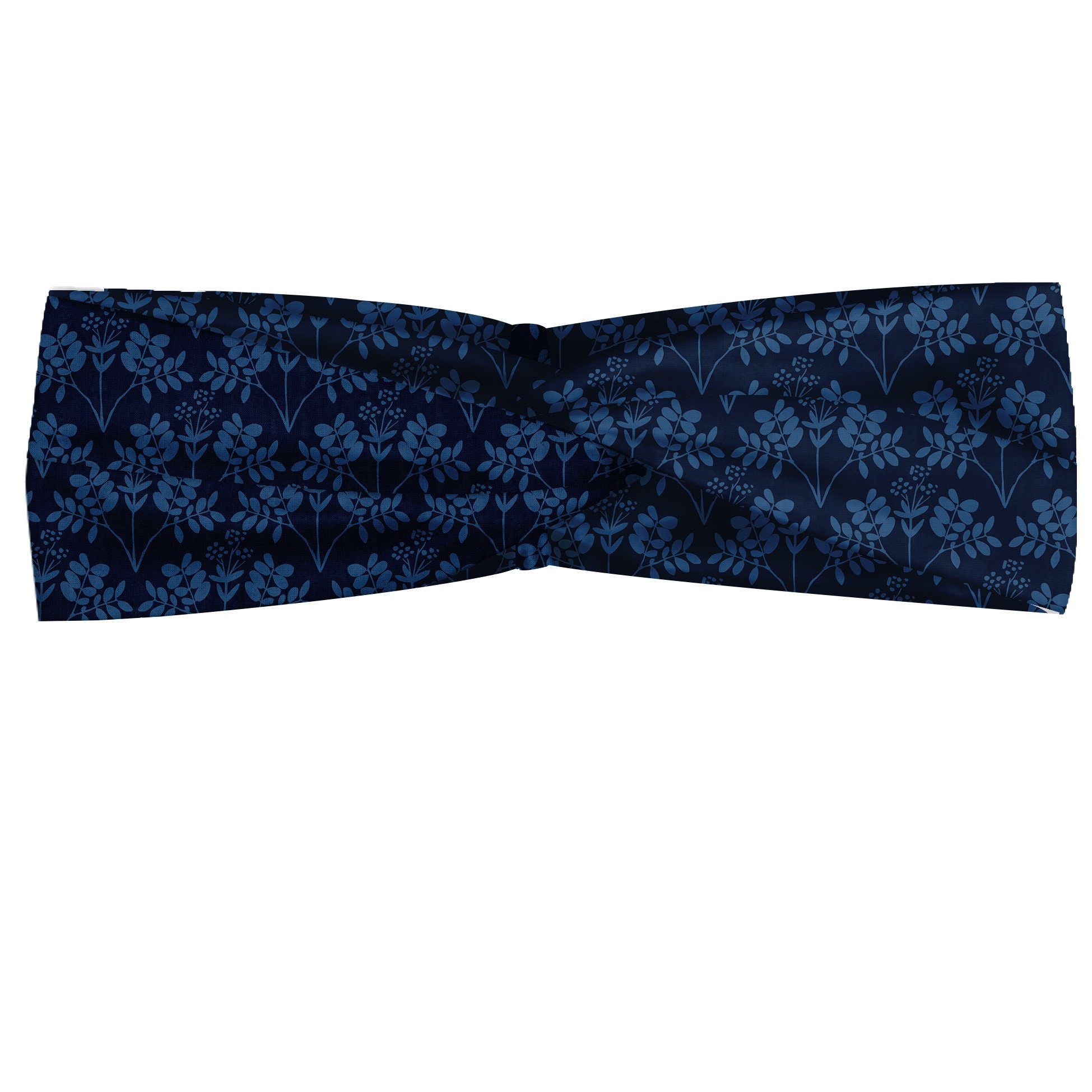 Abakuhaus Stirnband Elastisch und Angenehme alltags accessories Blau Ozean inspirierte Blumen