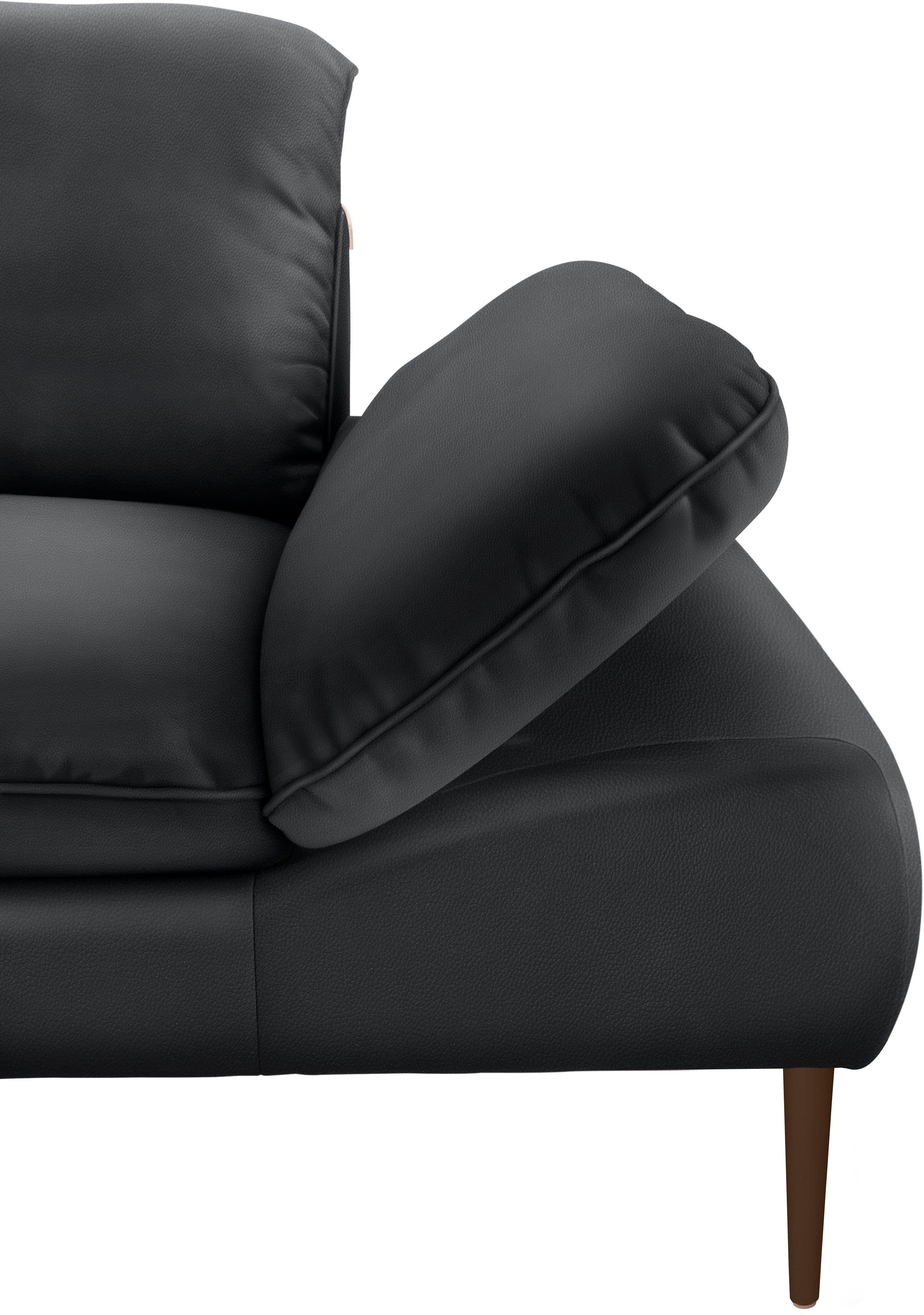 232 2,5-Sitzer W.SCHILLIG cm Füße enjoy&MORE, bronze Breite pulverbeschichtet, Sitztiefenverstellung,