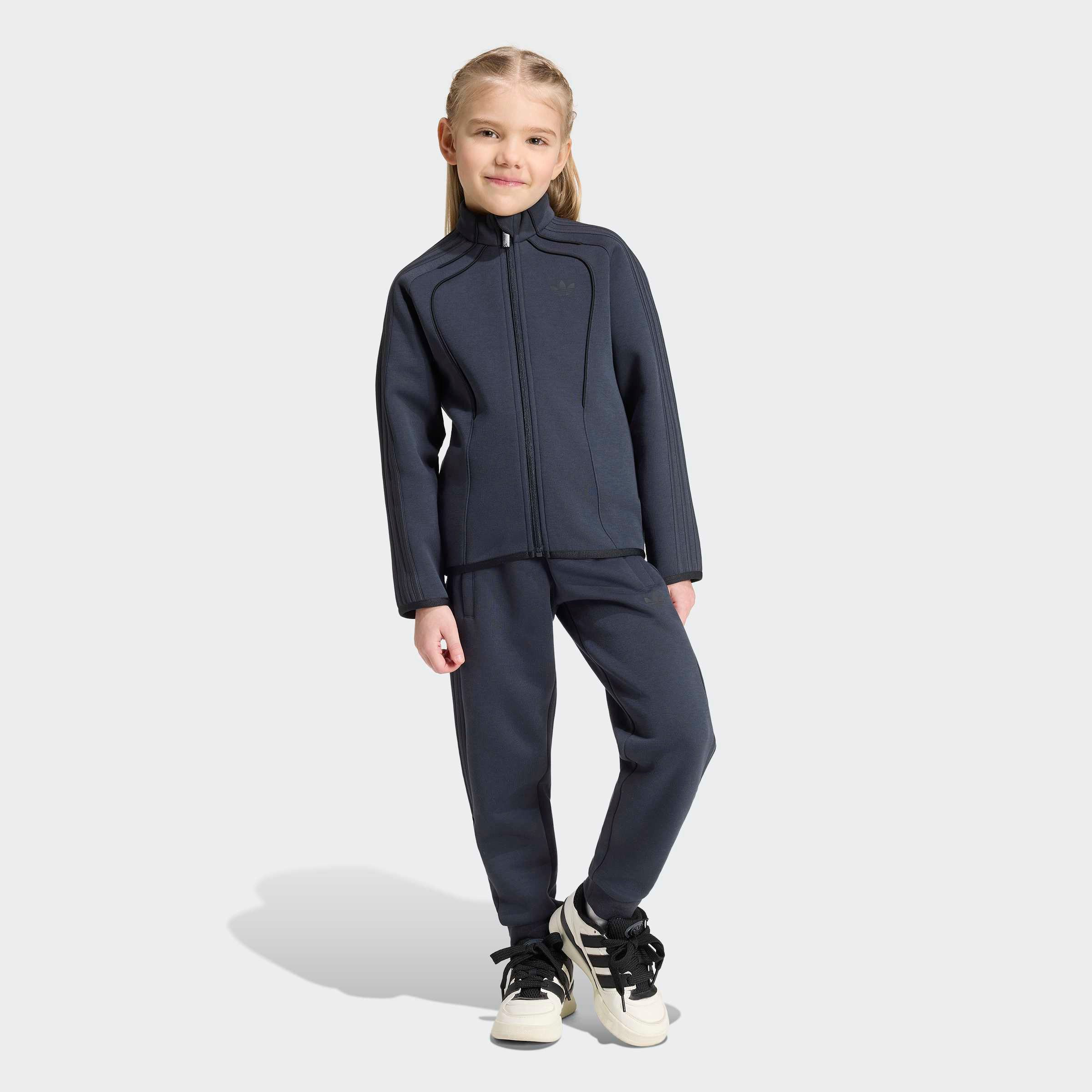 adidas Originals Trainingsanzug TS (2-tlg), für Kinder, sportlicher Stil, zweiteiliges Set, aus Baumwolle