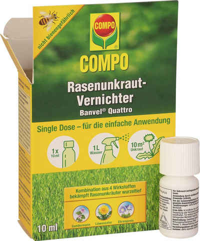 Compo Unkrautbekämpfungsmittel »Rasenunkraut-Vernichter Banvel Quattro«, 10 ml, zum Spritzen und Gießen