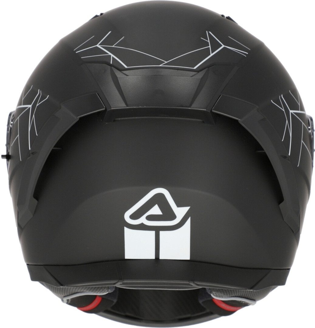 Acerbis Motorradhelm X-Way Solid Helm, integriertes Sonnenvisier