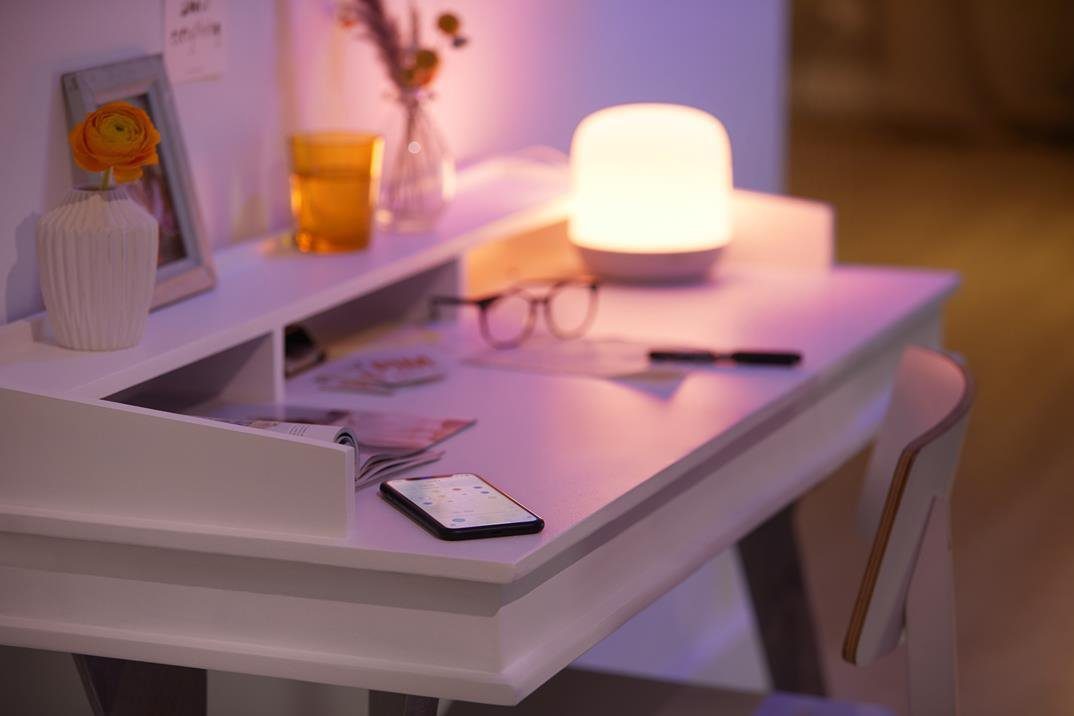 WiZ Tischleuchte Hero Portable, LED fest integriert, Farbwechsler, Beleuchten Sie jeden Moment mit der tragbaren Wiz Leuchte Hero Gen 2
