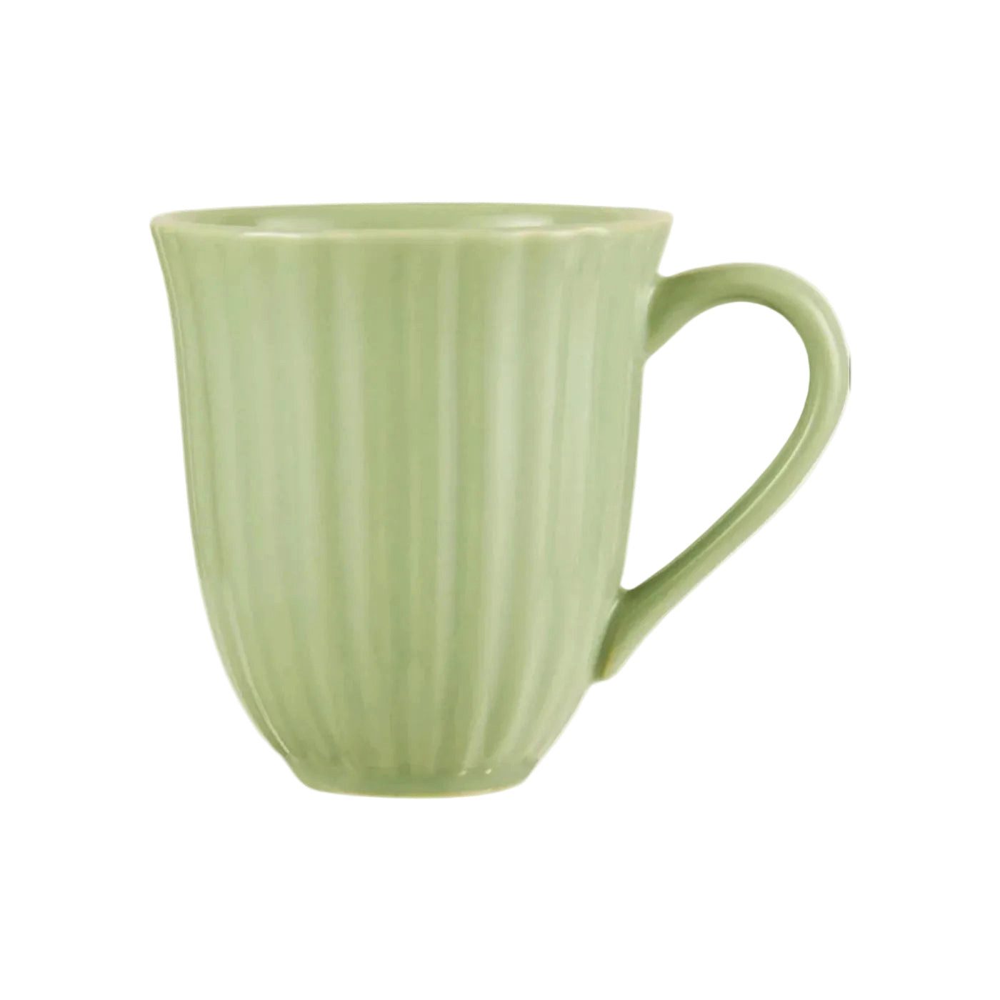 Ib Laursen Tasse IB Laursen Tasse mit Rillen Mynte® Wasabi