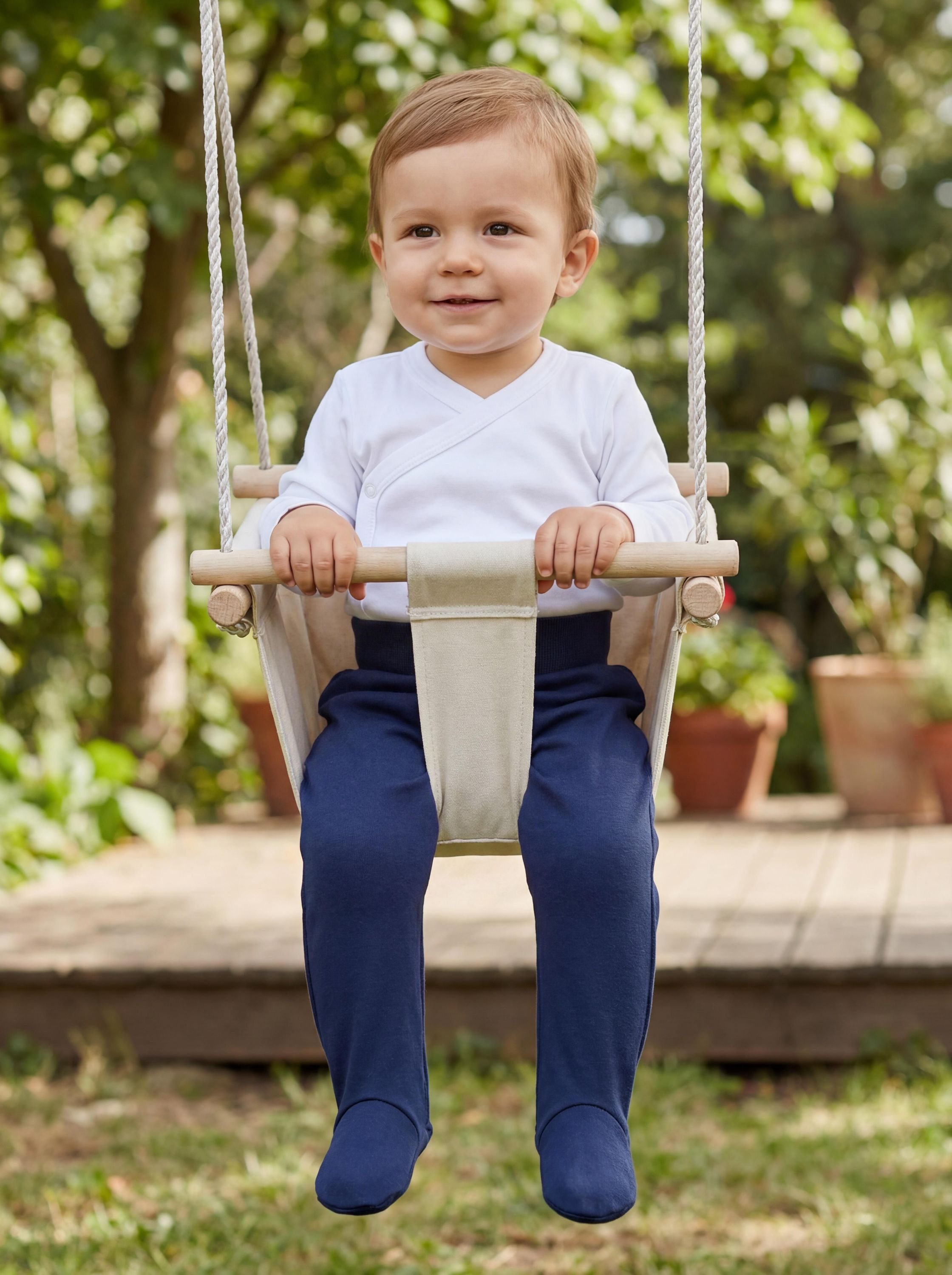 TupTam Strampler TupTam Baby Jungen Strampelhose mit Fuß 3er Pack