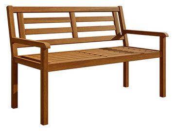 MIRJAN24 Gartenbank Ugabi, 2-Sitzer, aus Akazienholz, 120x57x75 cm