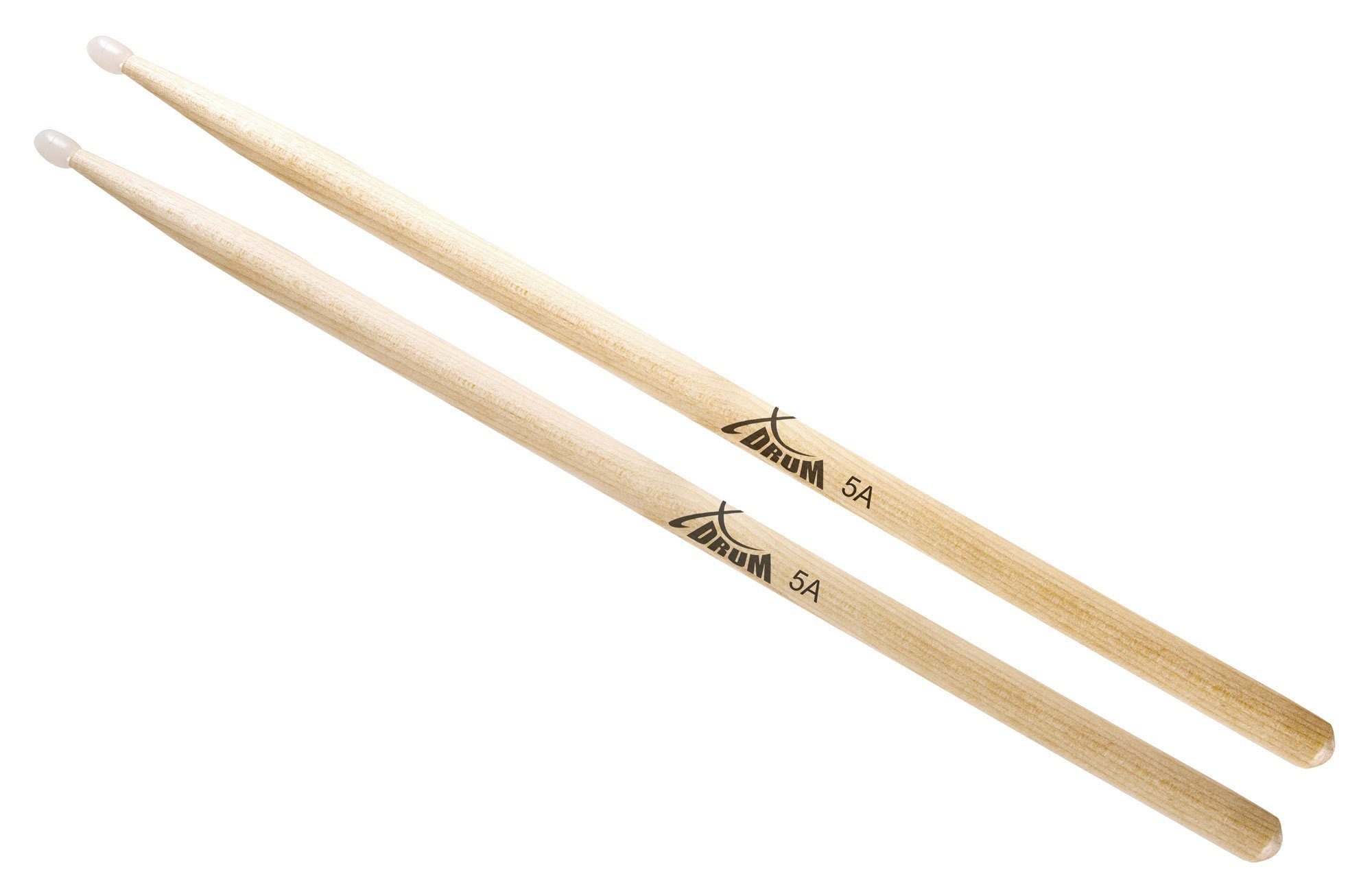 XDrum Schlagzeug Drumsticks Large Starter Set (Sticks, 5A Nylon, inkl. Drumsticktasche), Im Set mit großer Drumsticktasche