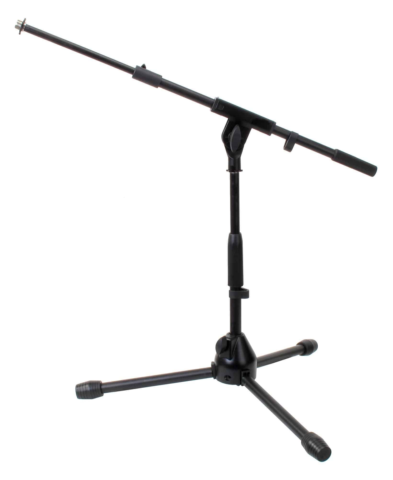 Mikrofonständer MS-420 Mikrofonstativ niedrig - ideal zur Mikrofonierung von Amps