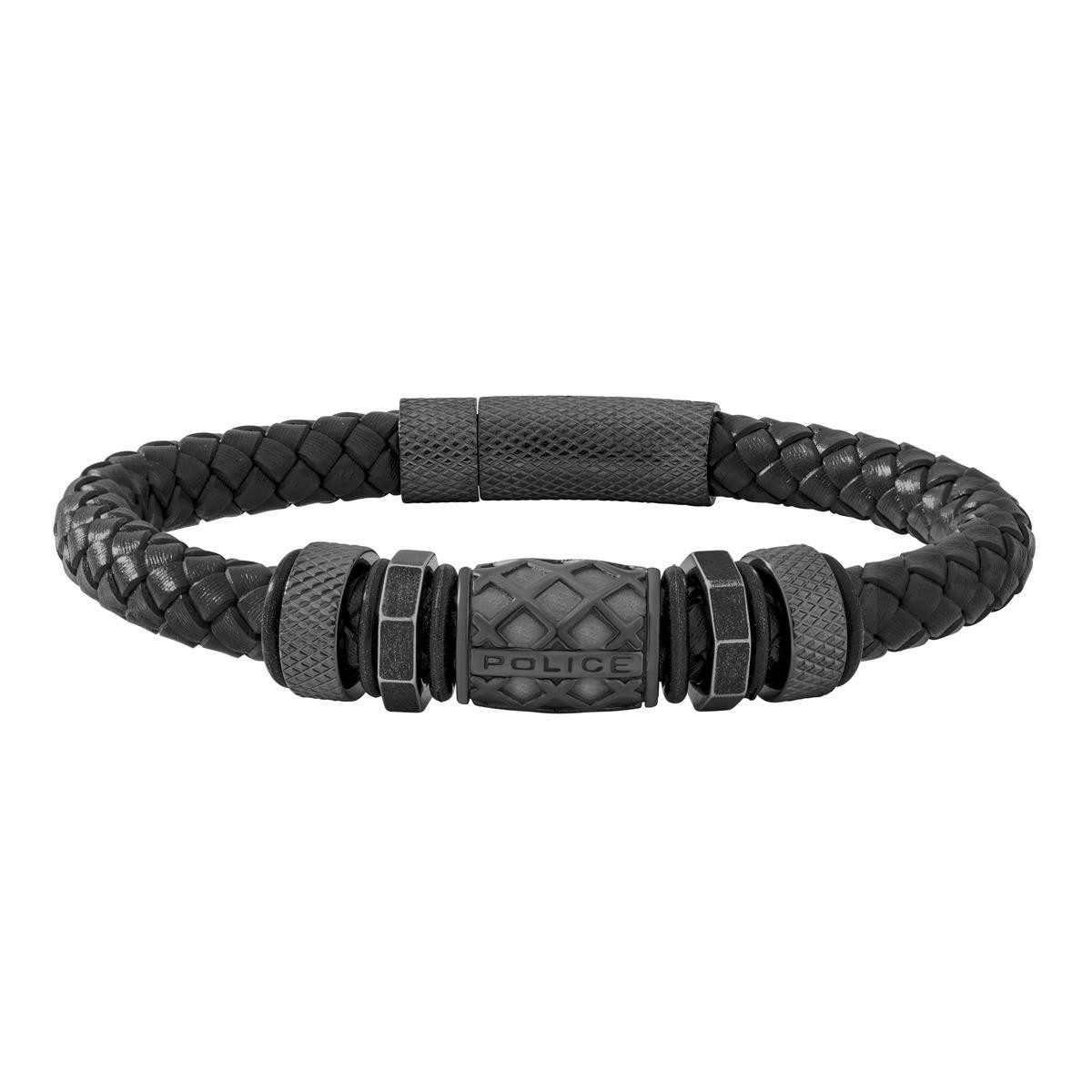 Police Lederarmband Police Herren Armban...