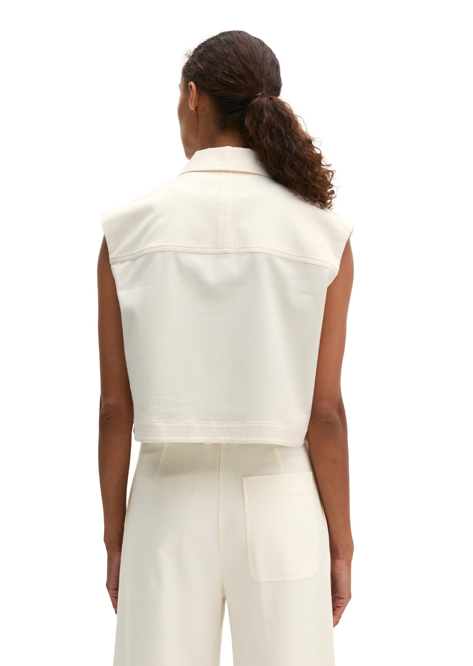 Marc O'Polo Anzugweste aus Baumwoll-Twill-Stretch