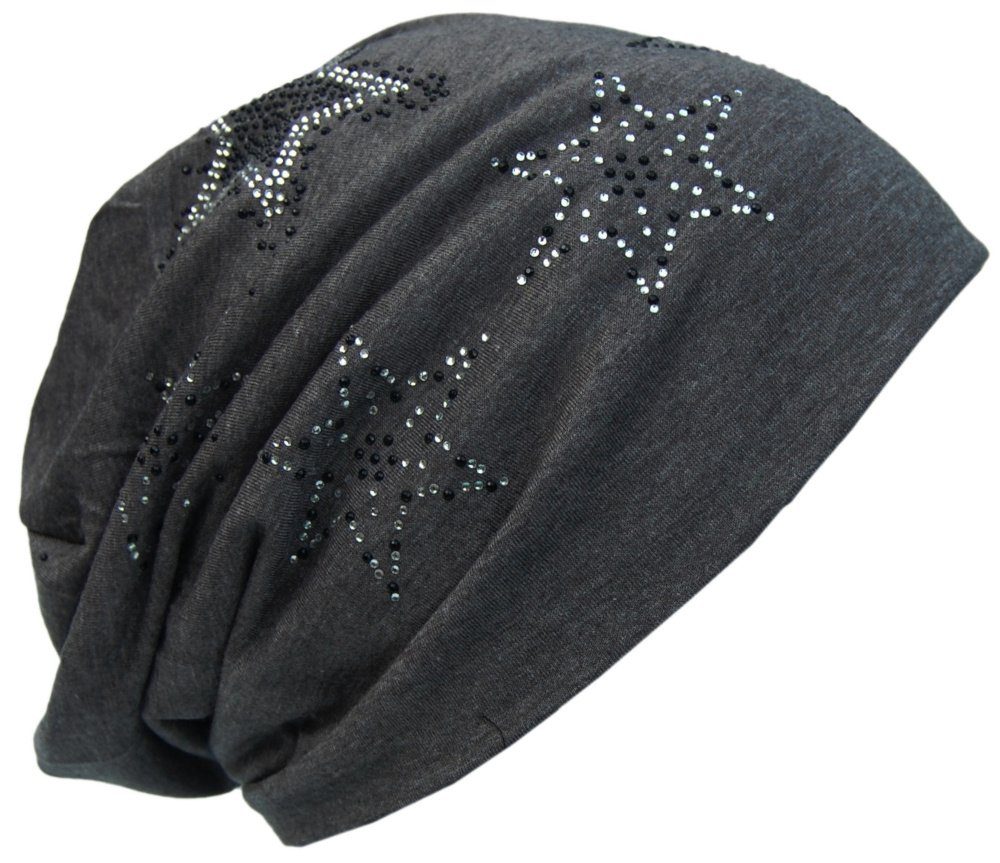 Cool4 Beanie Jersey Beanie Elastisch mit Strass