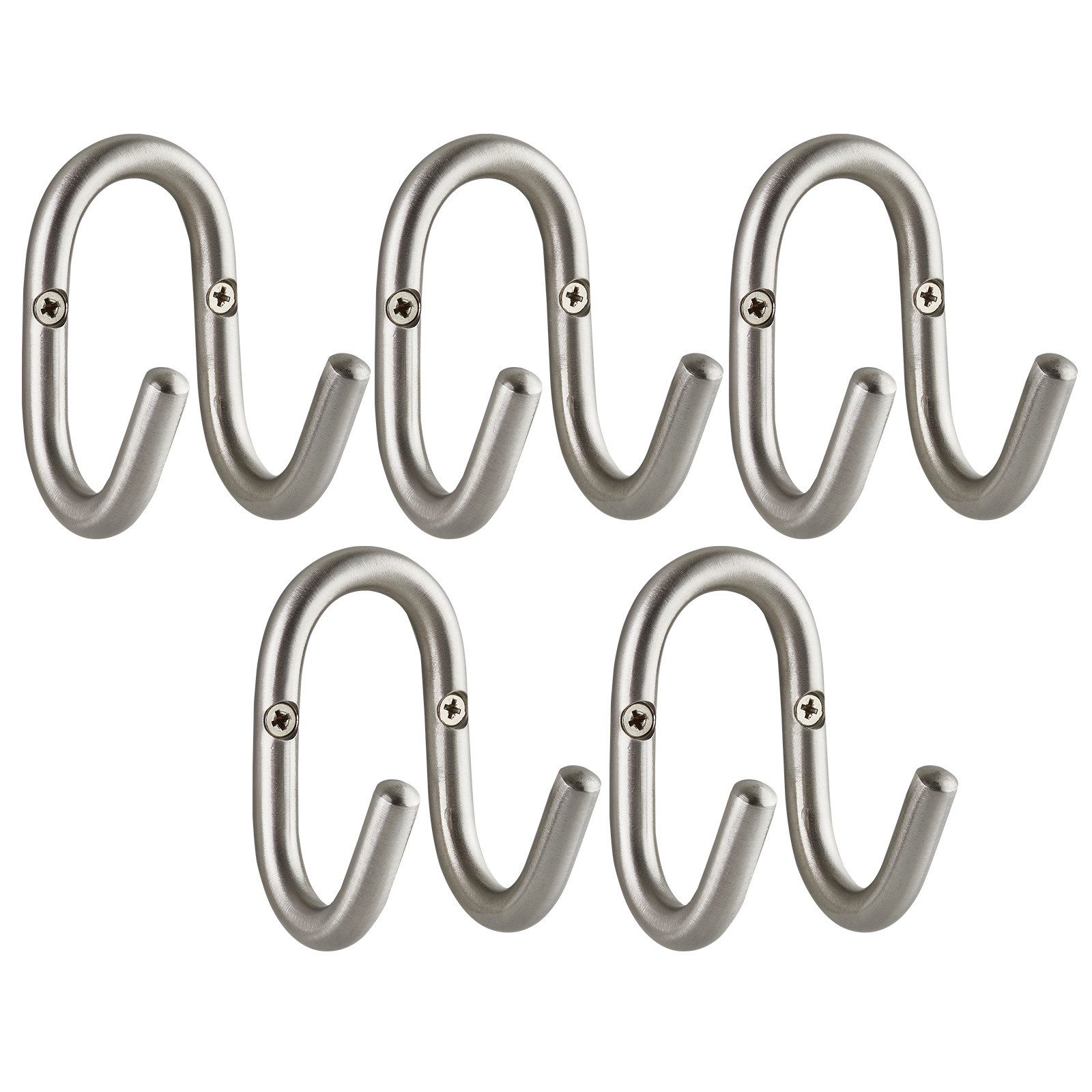 SO-TECH® Kleiderhaken Garderobenhaken FARA Doppelhaken Stahl, (5-St), 88x51 günstig online kaufen