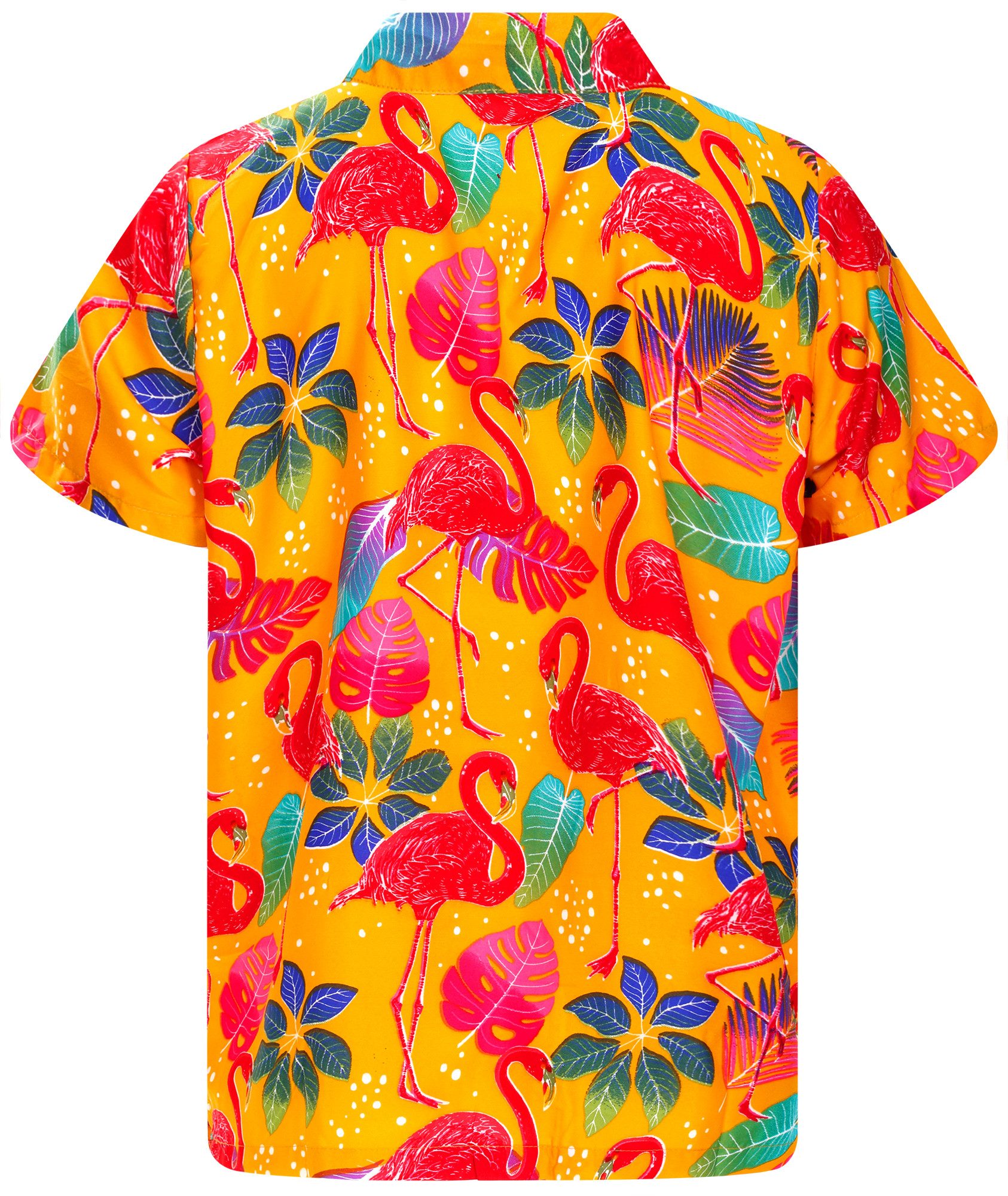 King Kameha Hawaiihemd Funky Flamingos Hawaii-Hemd Kurzarm Front-Tasche Sty günstig online kaufen