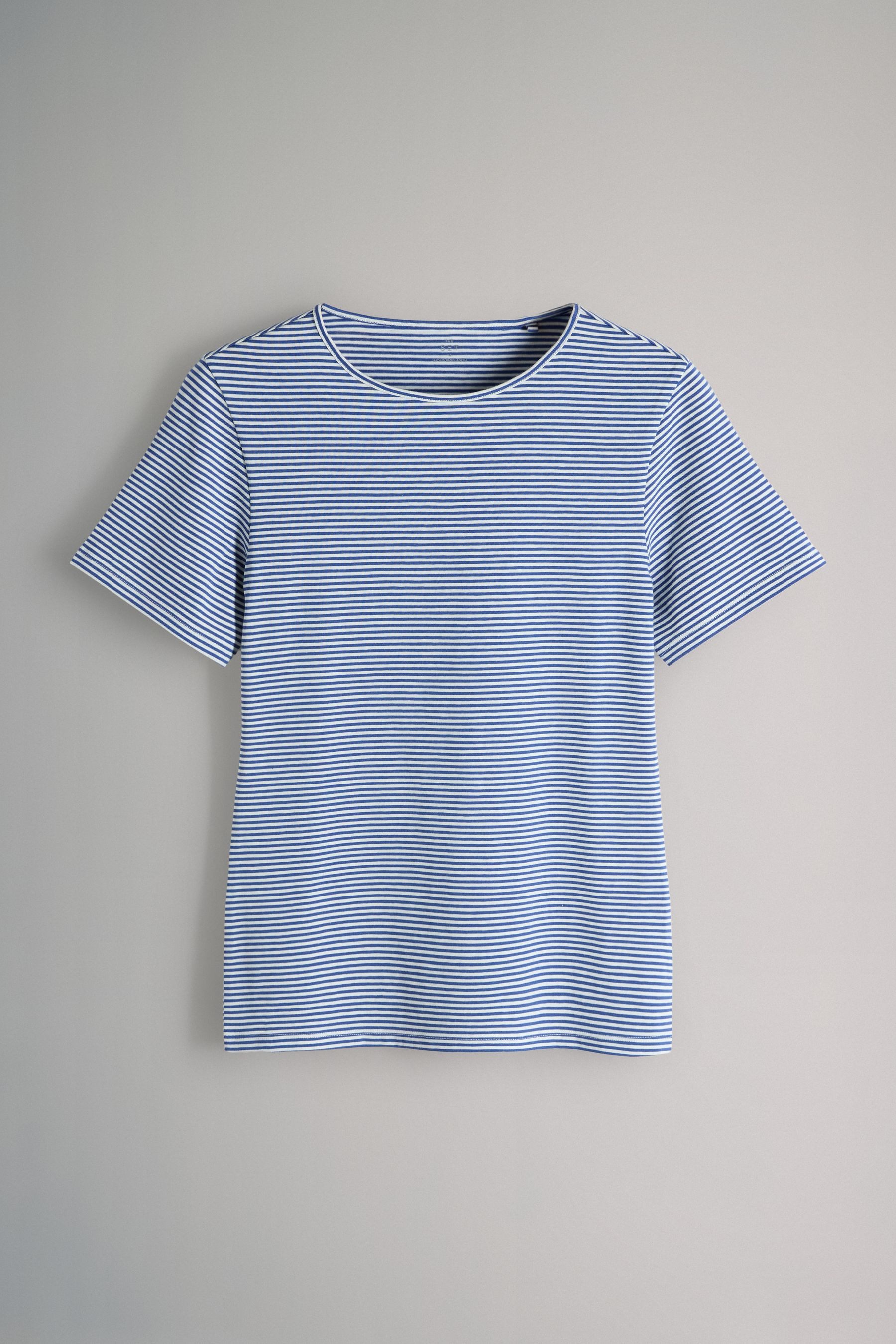 The Set T-Shirt The Set körpernahe Kurzarm-T-Shirts, 5er-Pack (5-tlg)