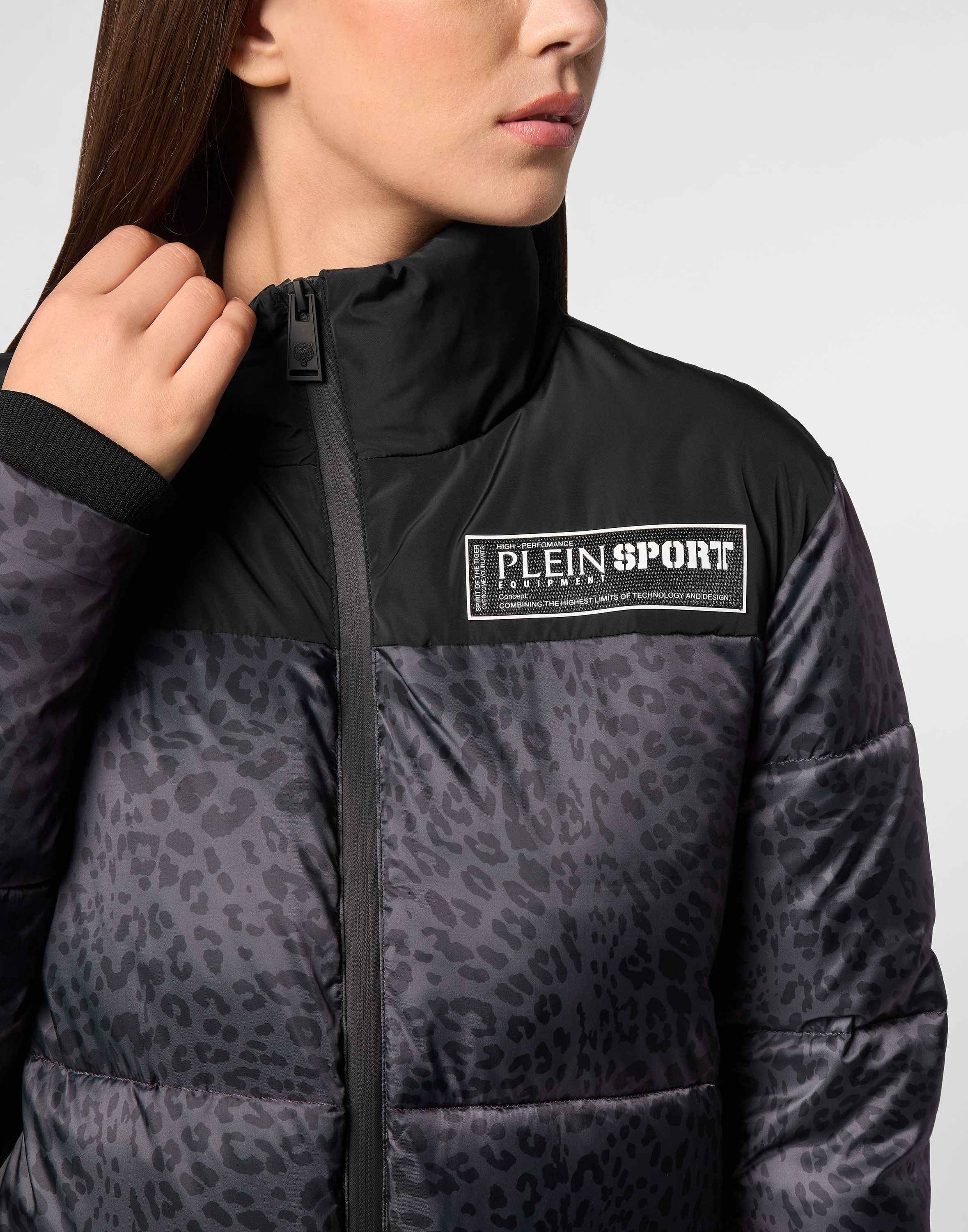 PLEIN SPORT Winterjacke Leopard