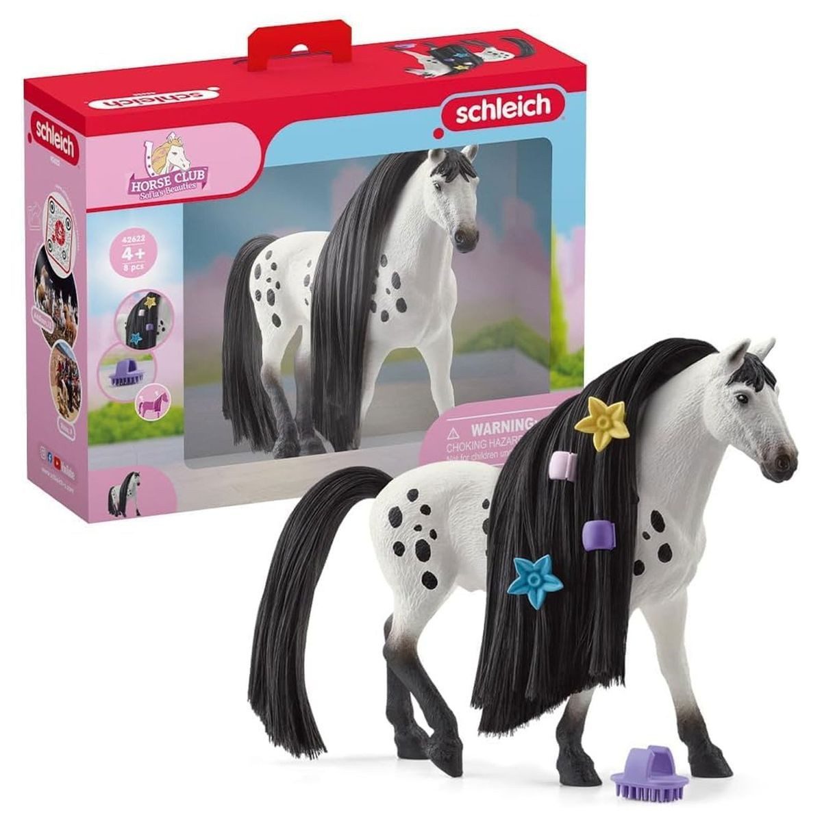 Schleich® Spielfigur Schleich 42622 - Horse Club - Beauty Horse Knabstrupper Hengst