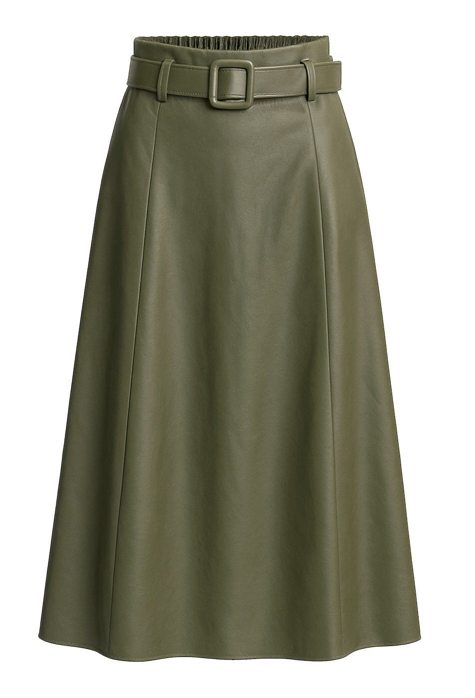 Mississhop Lederimitatrock Damen A-Linien Rock mit günstig online kaufen