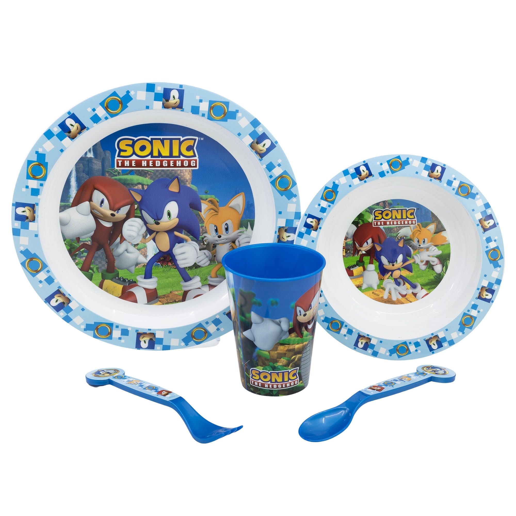 Kindergeschirr-Set Sonic und Freunde Kinder Geschirr-Set 5 teilig