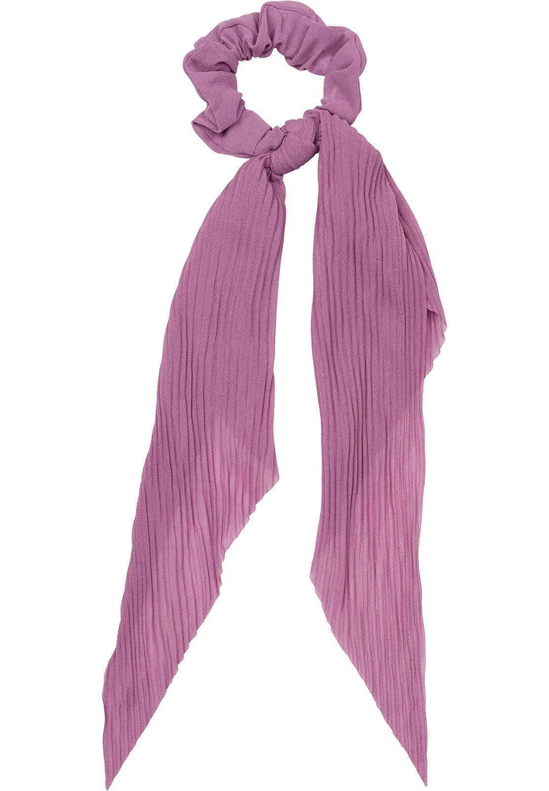 styleBREAKER Zopfhalter, 1-tlg., Plissierter Scrunchie Haargummi mit Schleife