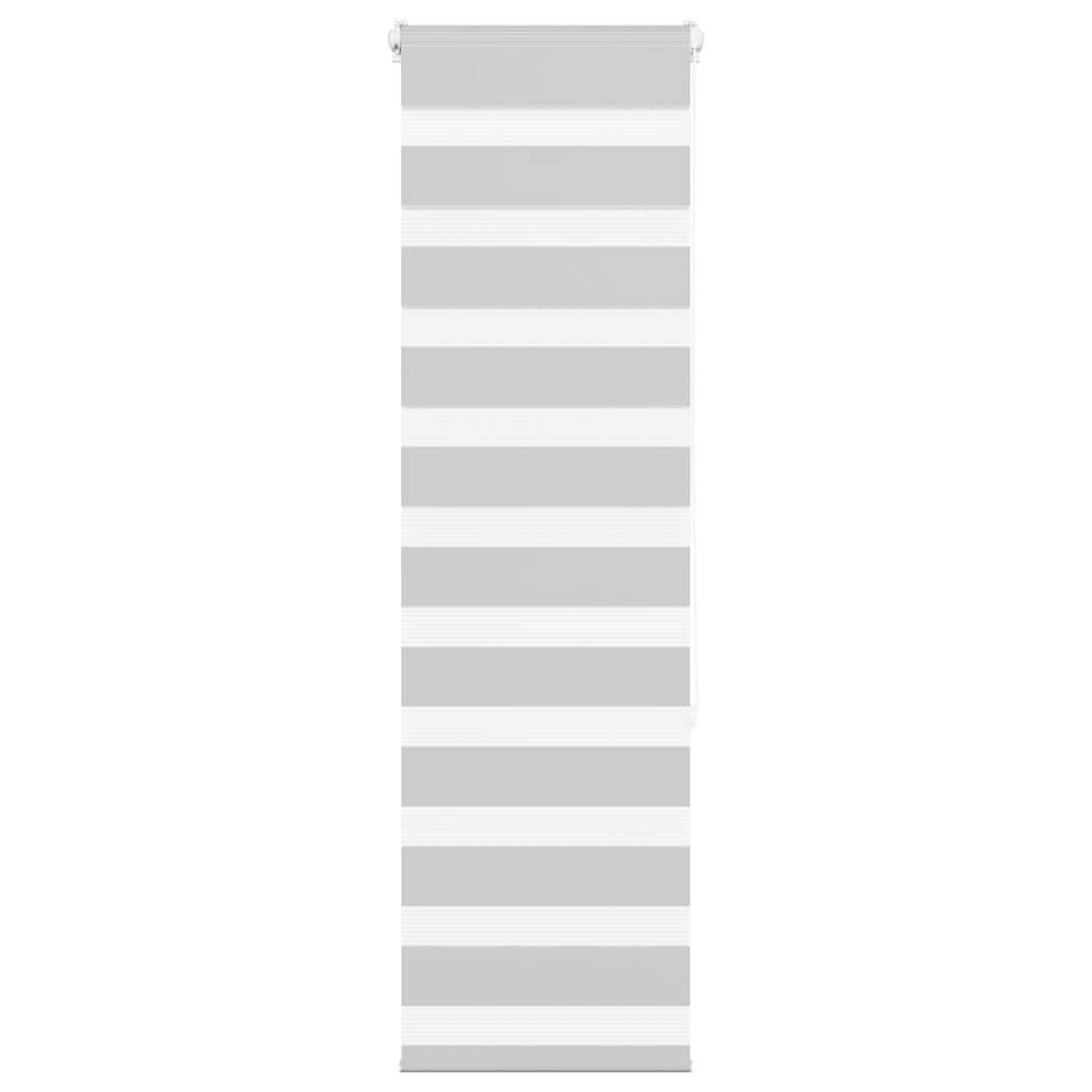 Verdunklungsrollo, vidaXL, Zebrarollo Hellgrau 45x150 cm Stoffbreite 40,9 cm Polyester