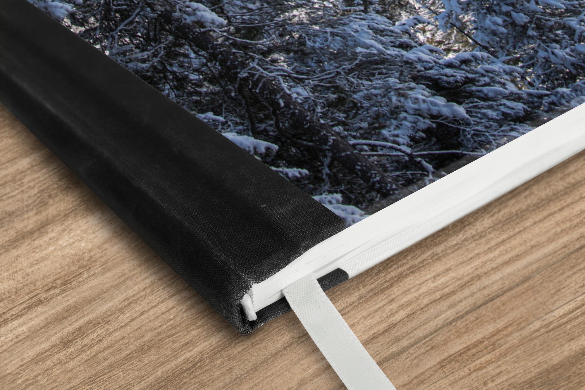 Thumbnail - MuchoWow Notizbuch Alpen - Bahnstrecke - Schnee, Notebook, Notizblock a5, Tagebuch, Journal Liniert
