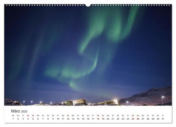CALVENDO Wandkalender Grönland - Das große Land im Schnee. (Premium, hochwertiger DIN A2 Wandkalender 2023, Kunstdruck in Hochglanz)