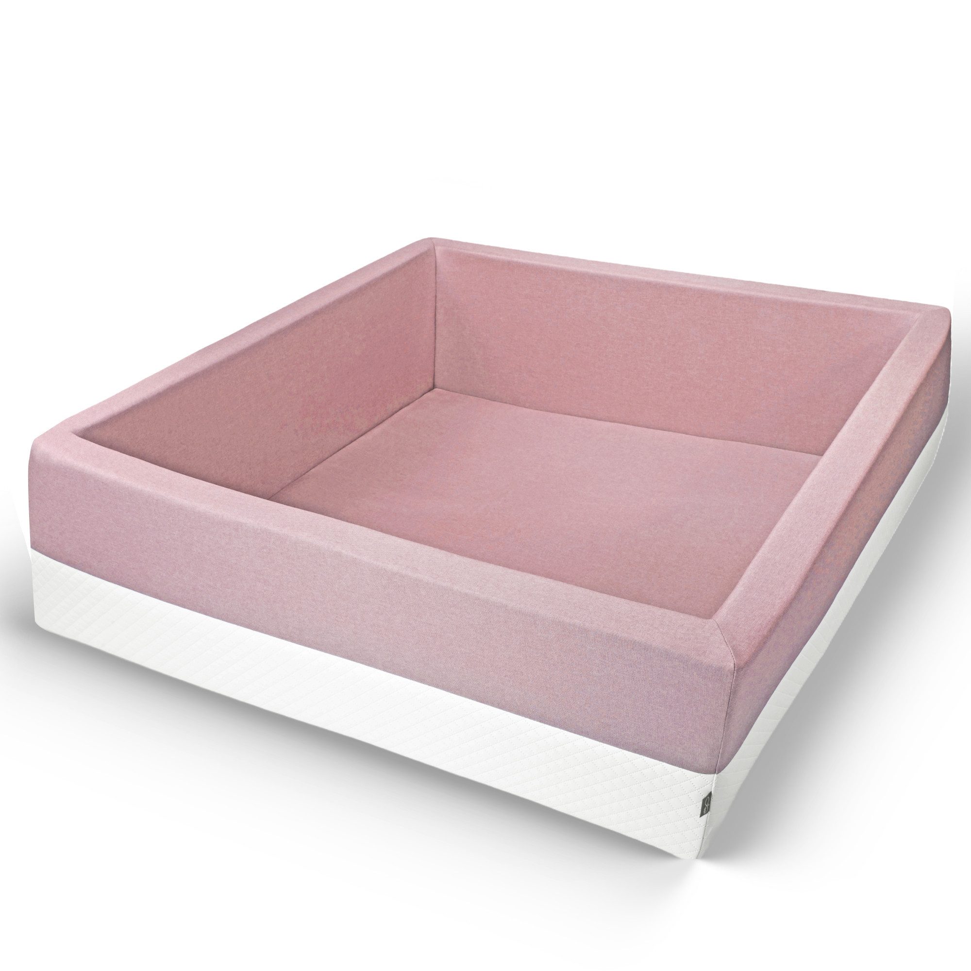 Rainbow Kids Bällebad XXL Luxus Bällebad Bällepool Spielbecken 120x120x40 ohne Bälle, Made in Europe