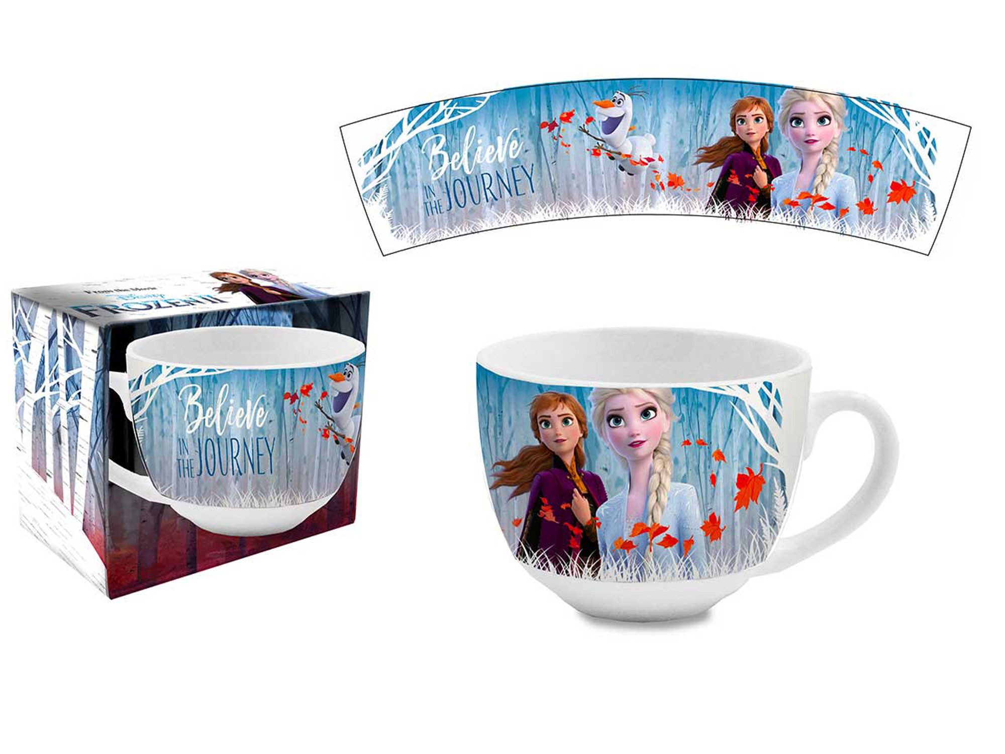 Tasse Frozen 2 - Lizenz Tassen 3D - Journey - Jumbo