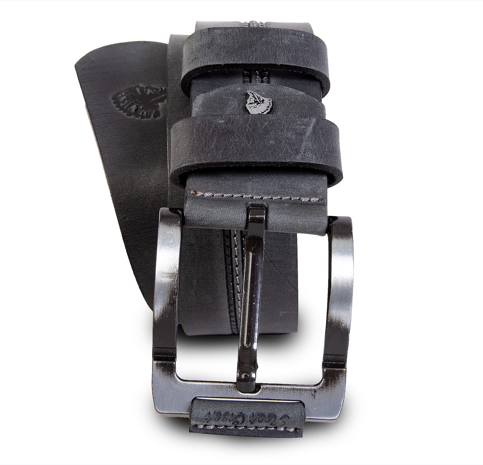 Rock Creek Ledergürtel Herren Leder Gürtel Metallschnalle G-014