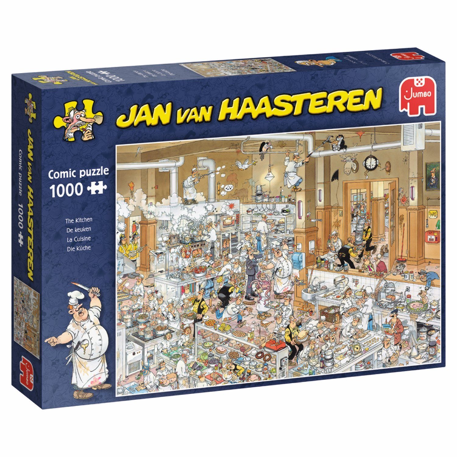 Jan van Haasteren Puzzle Jumbo Spiele 1119800103 Jan van Haasteren Die Küche 1000 Teile Puzzle, 1000 Puzzleteile