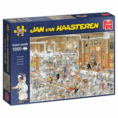 Jumbo Spiele Puzzle 1119800103 Jan van Haasteren Die Küche, 1000 Puzzleteile, Made in Europe