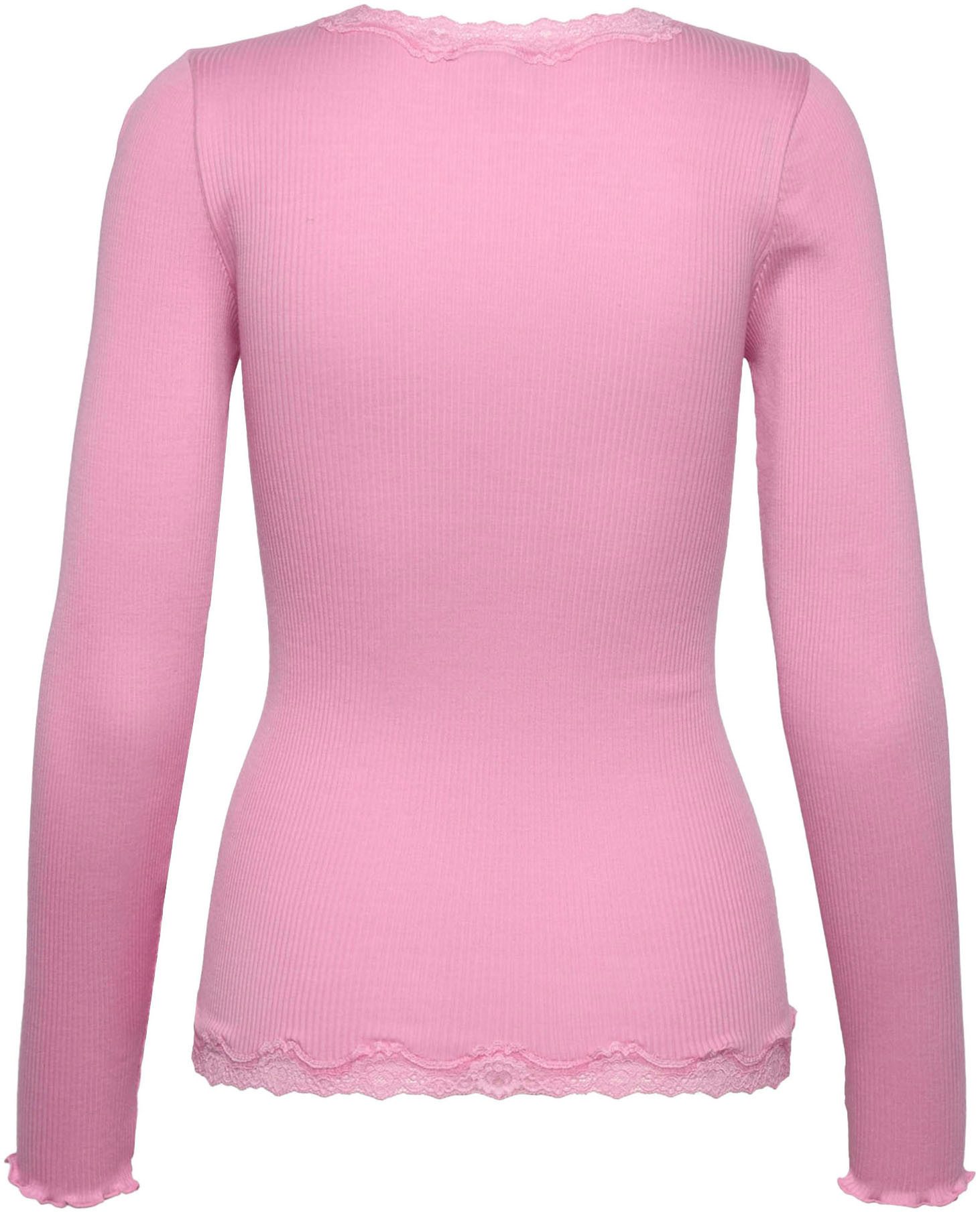 rosemunde Strickjacke Babette Silk Cardigan Vintage-Spitzenbesatz, Perlmutt günstig online kaufen