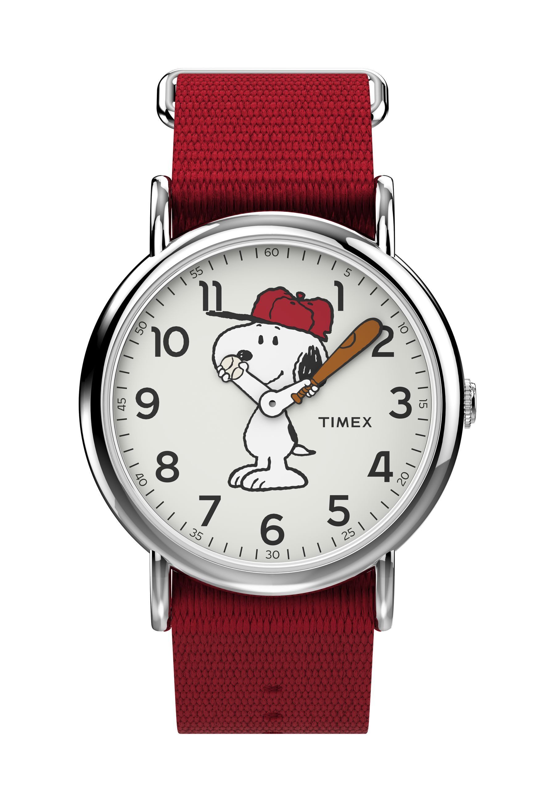 Timex Quarzuhr Timex x Peanuts Snoopy 38mm Fabric Strap Watch, (1-tlg), Analoge Uhr