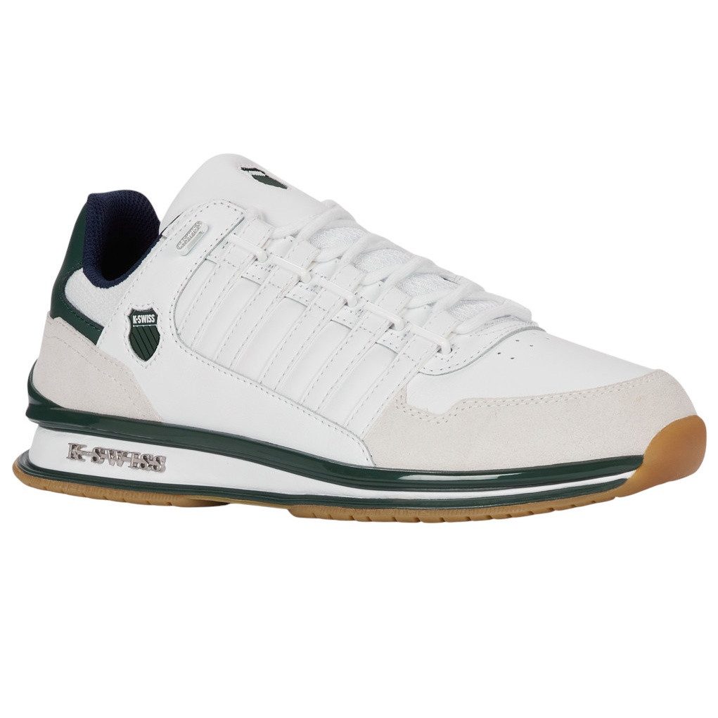 K-Swiss Rinzler GT (Leder, angenehmes Tragegefühl) weiss/grün Herren Sneaker