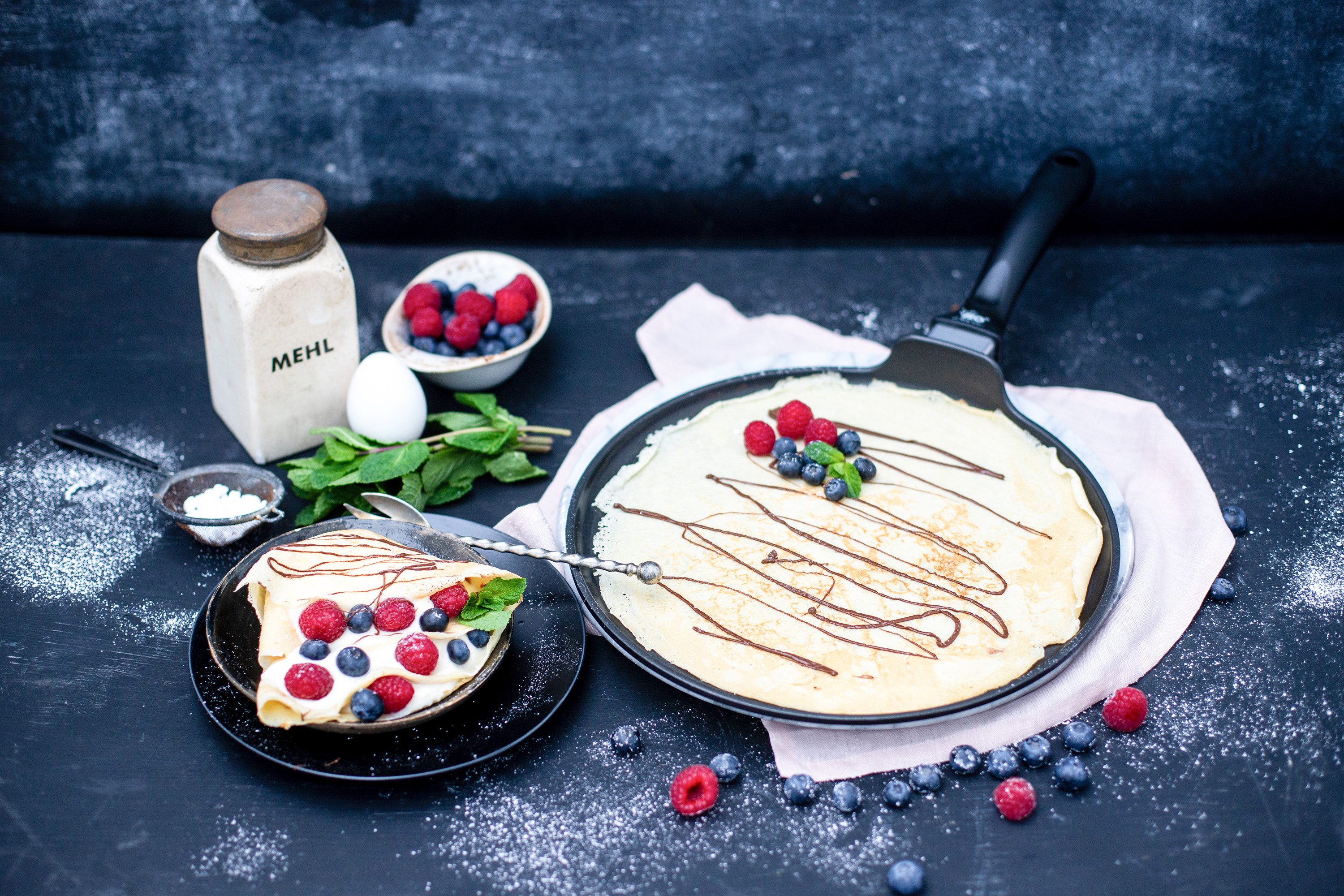 Elo Crêpepfanne Alucast 28cm, Aluminiumguss (1-tlg), Induktion, Ø 28 cm