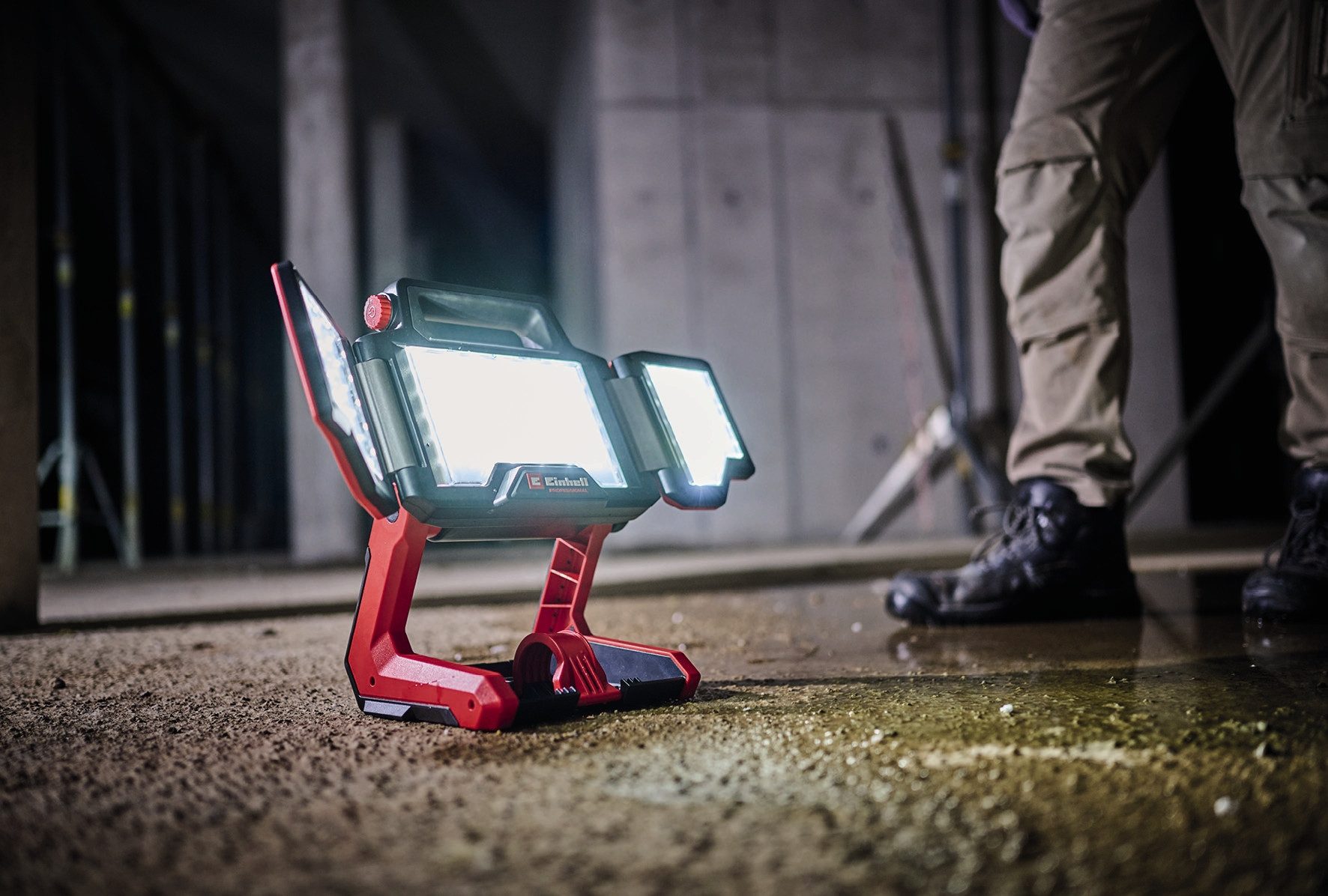Einhell LED Arbeitsleuchte Akku-Lampe TP-CL 18/3000 Li - Solo, LED fest integriert, Neutralweiß, Mitglied der Power X-Change Familie, ohne Akku – Bild 4 von 5