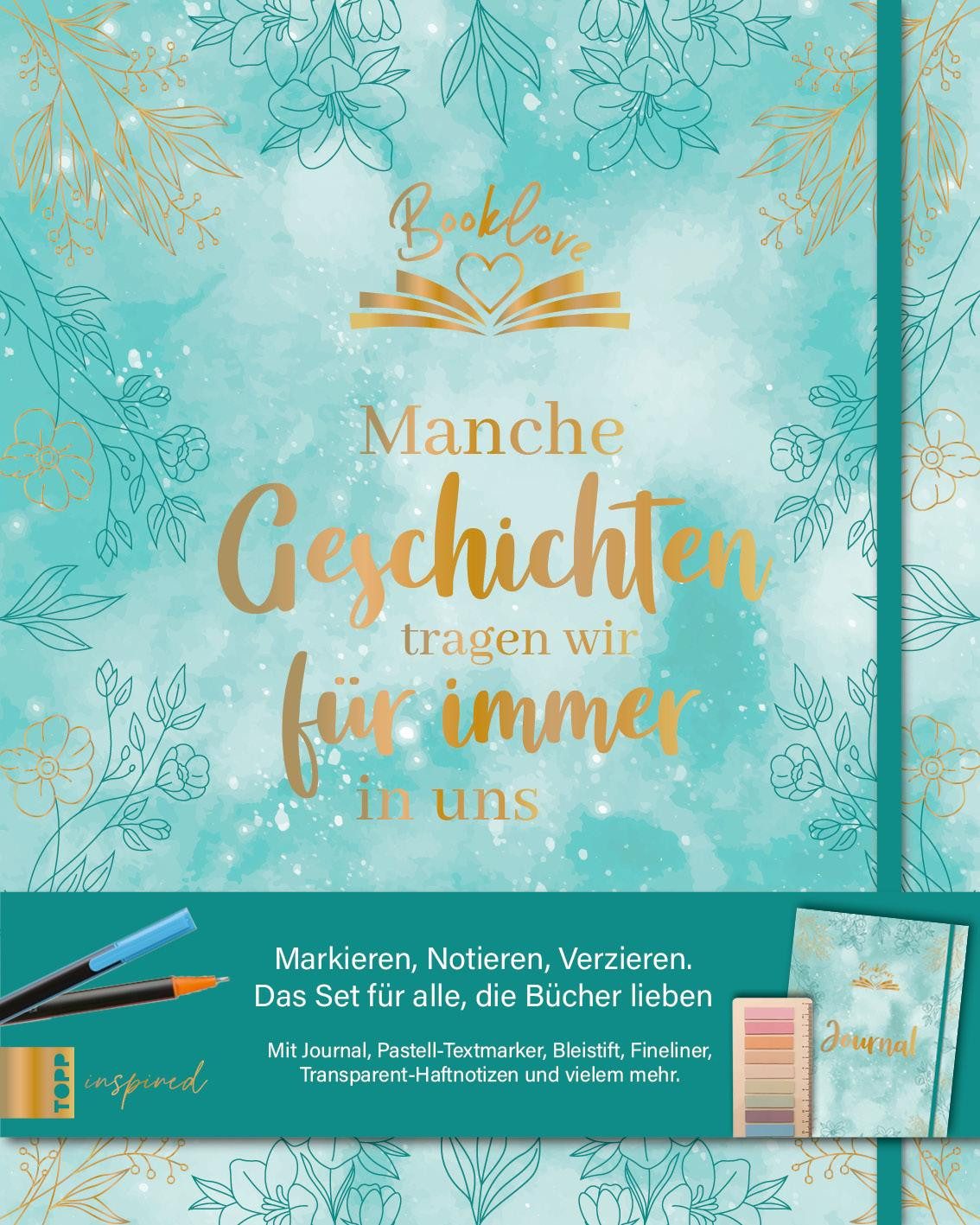 frechverlag Notizbuch My Booklove Markierset
